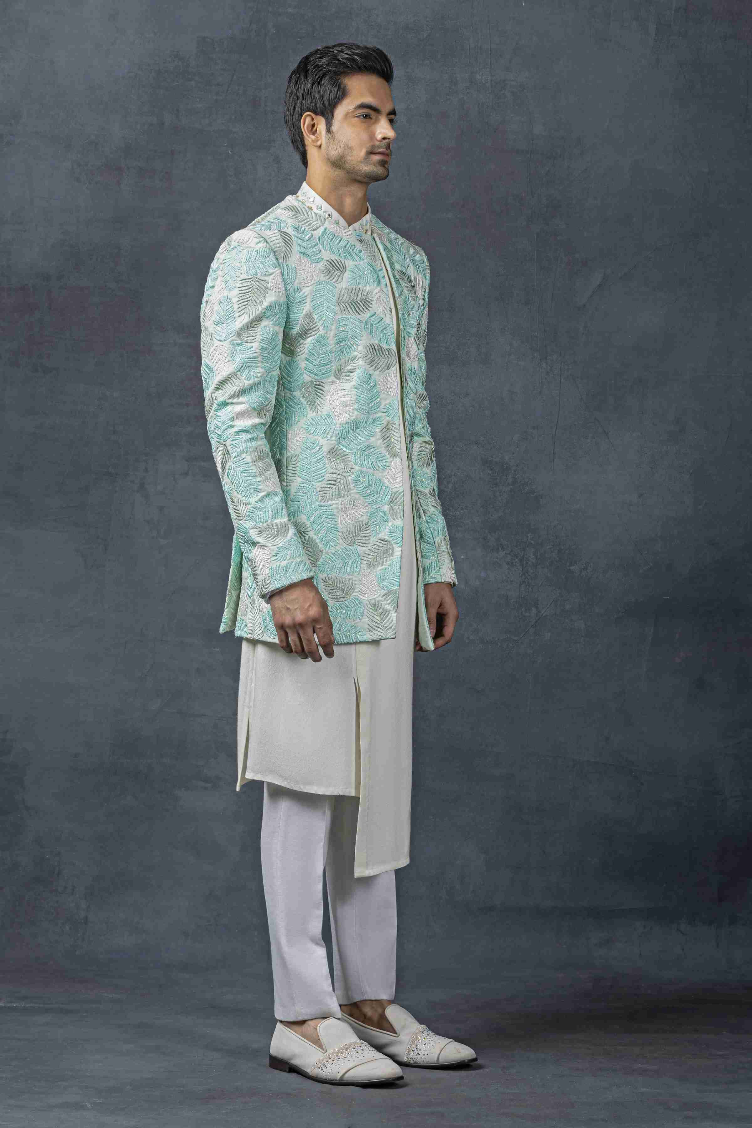 Aqua Open Bandhgala Set