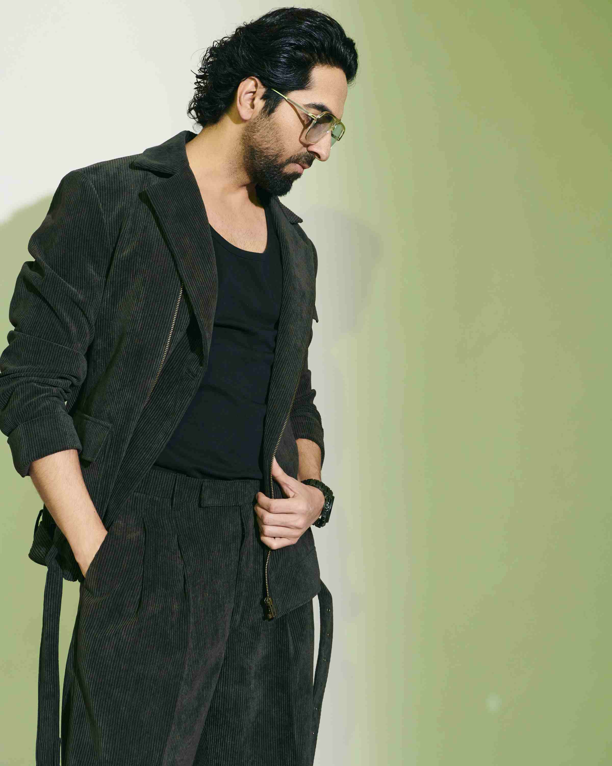 Olive Green Corduroy Set