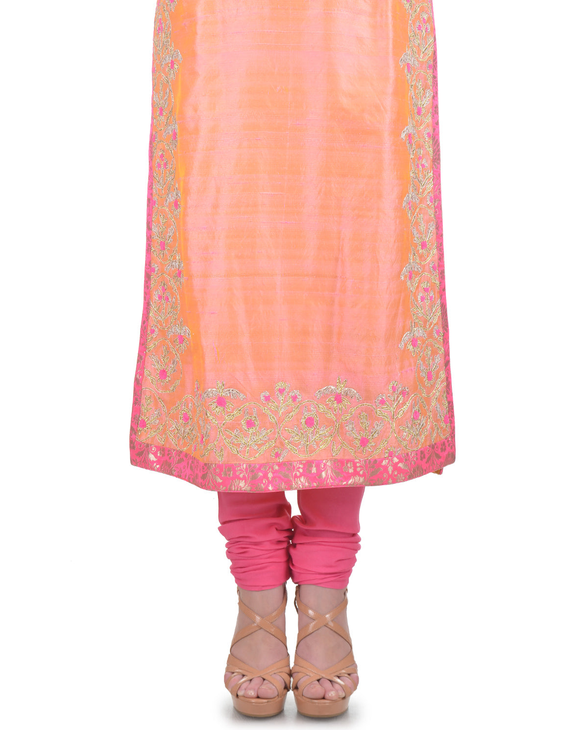 Coral Orange Kurta Set