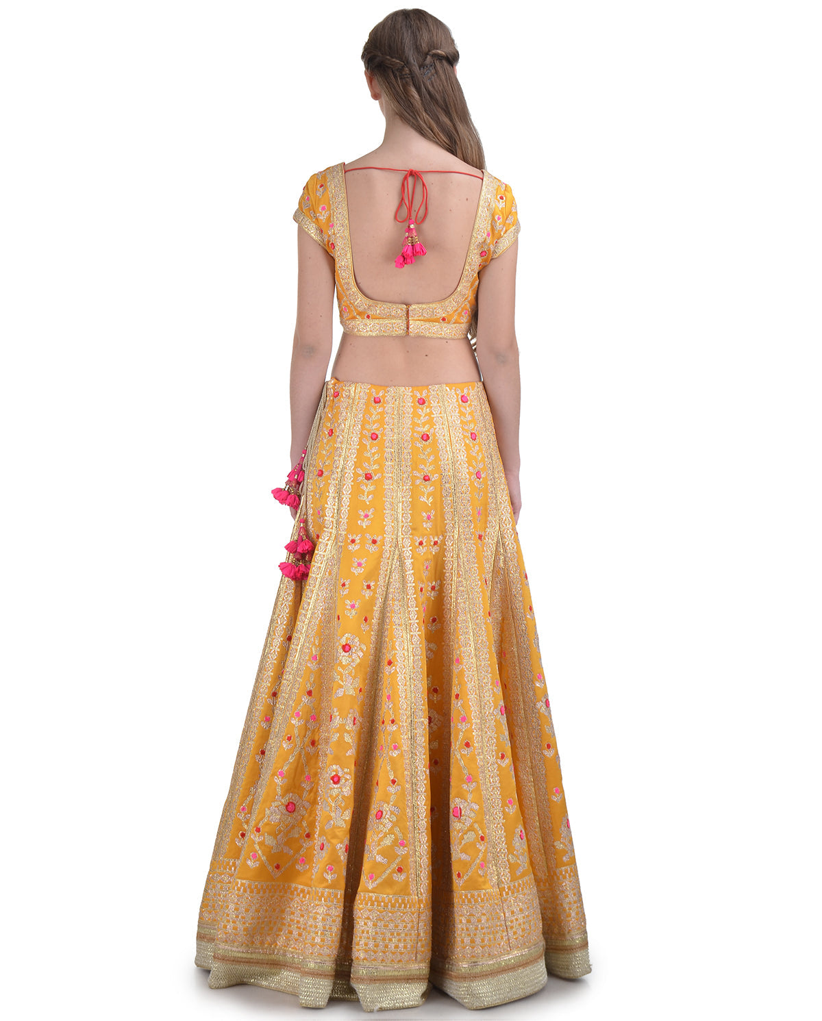 Bright Marigold Lehenga Set