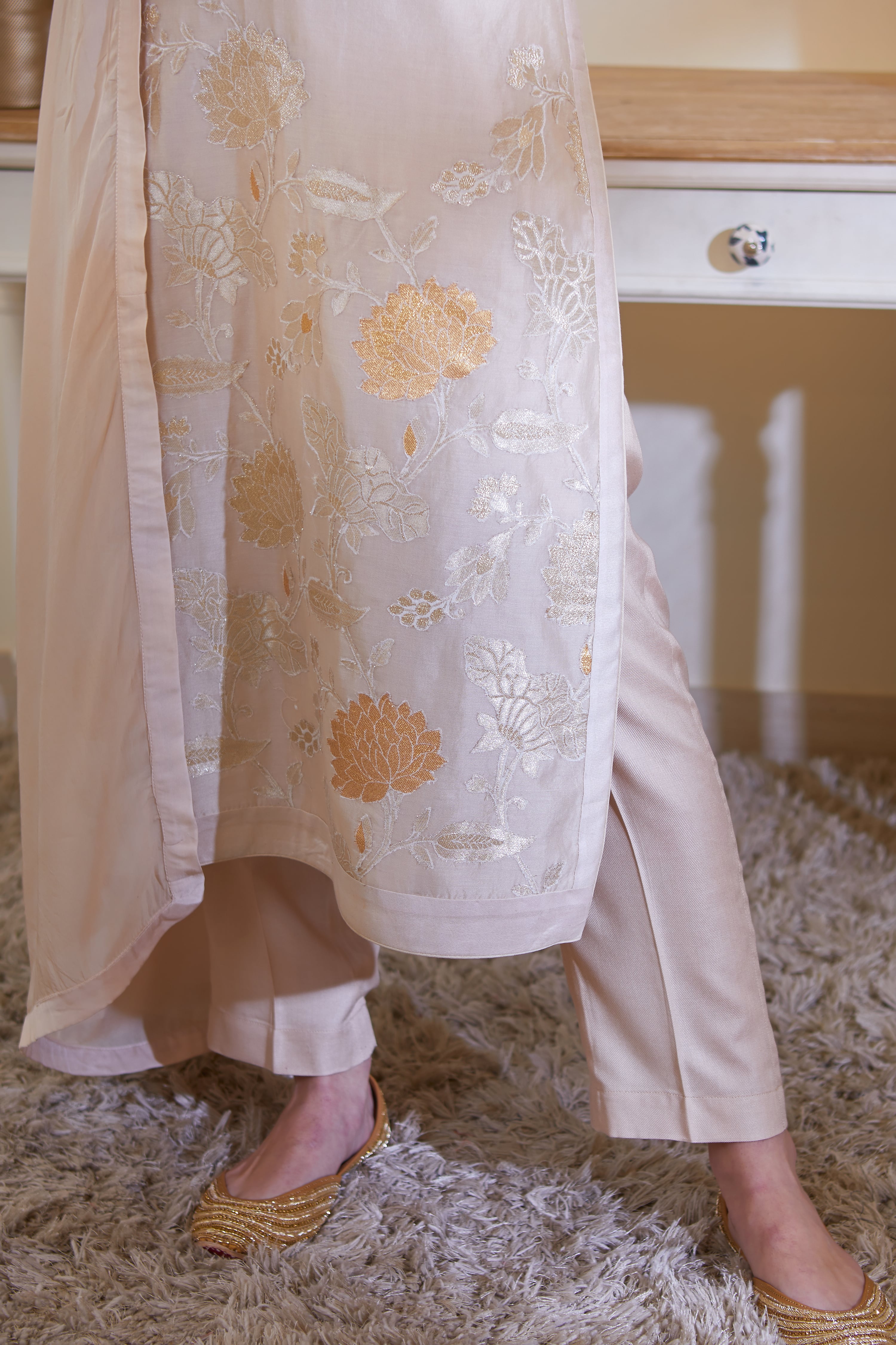 Neutral Kurta Set