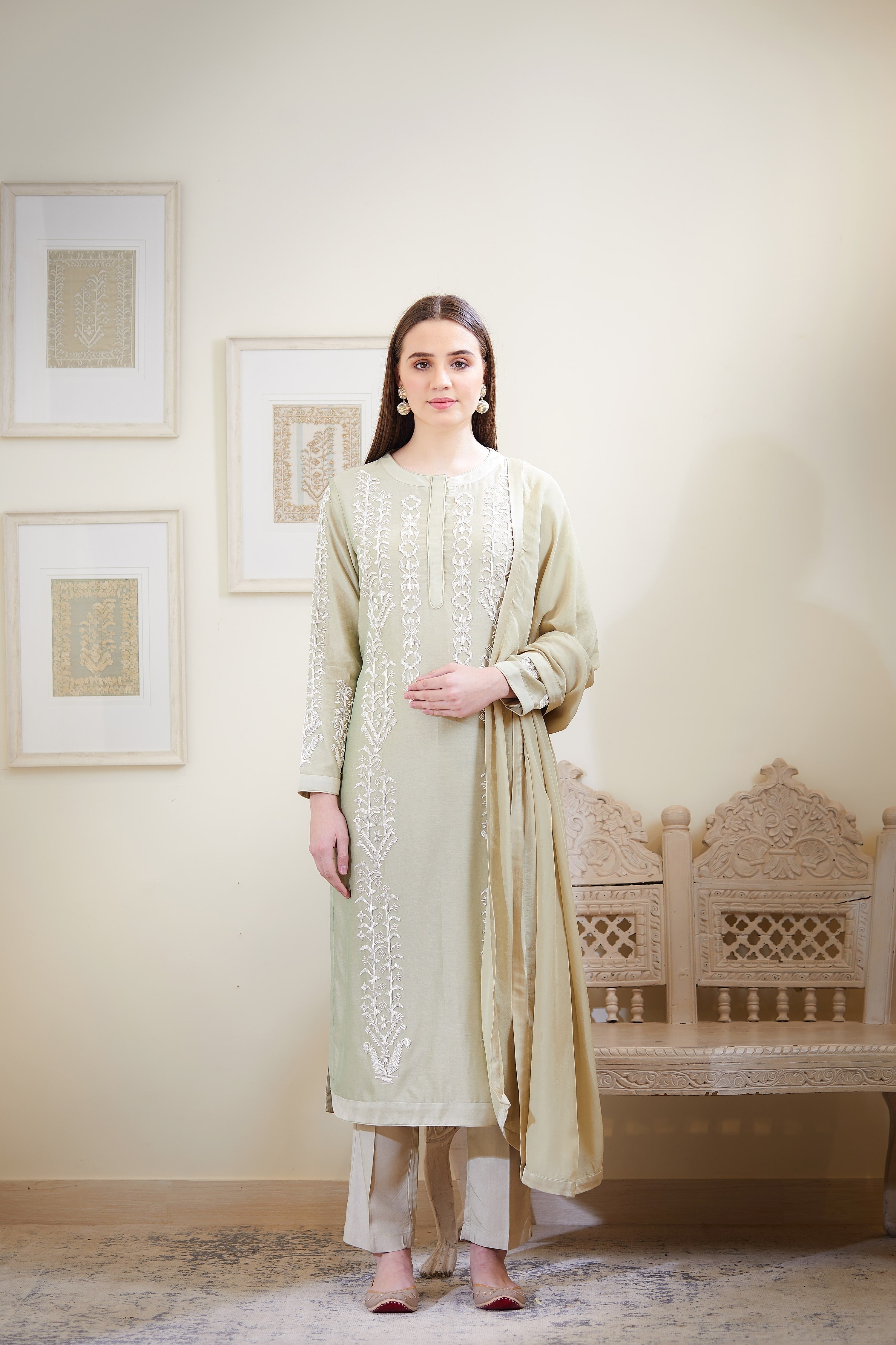 Mint Green Kurta Set