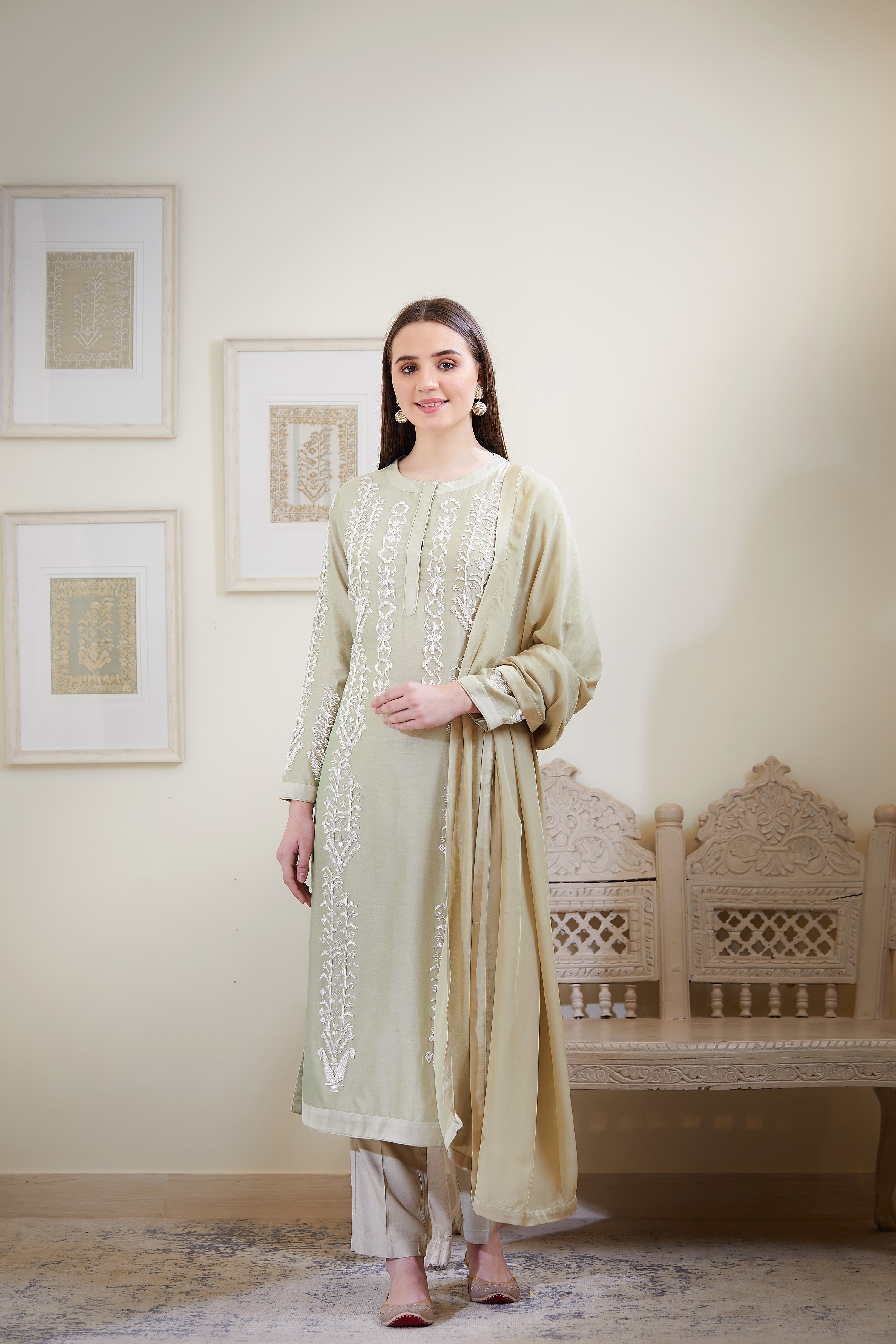 Mint Green Kurta Set