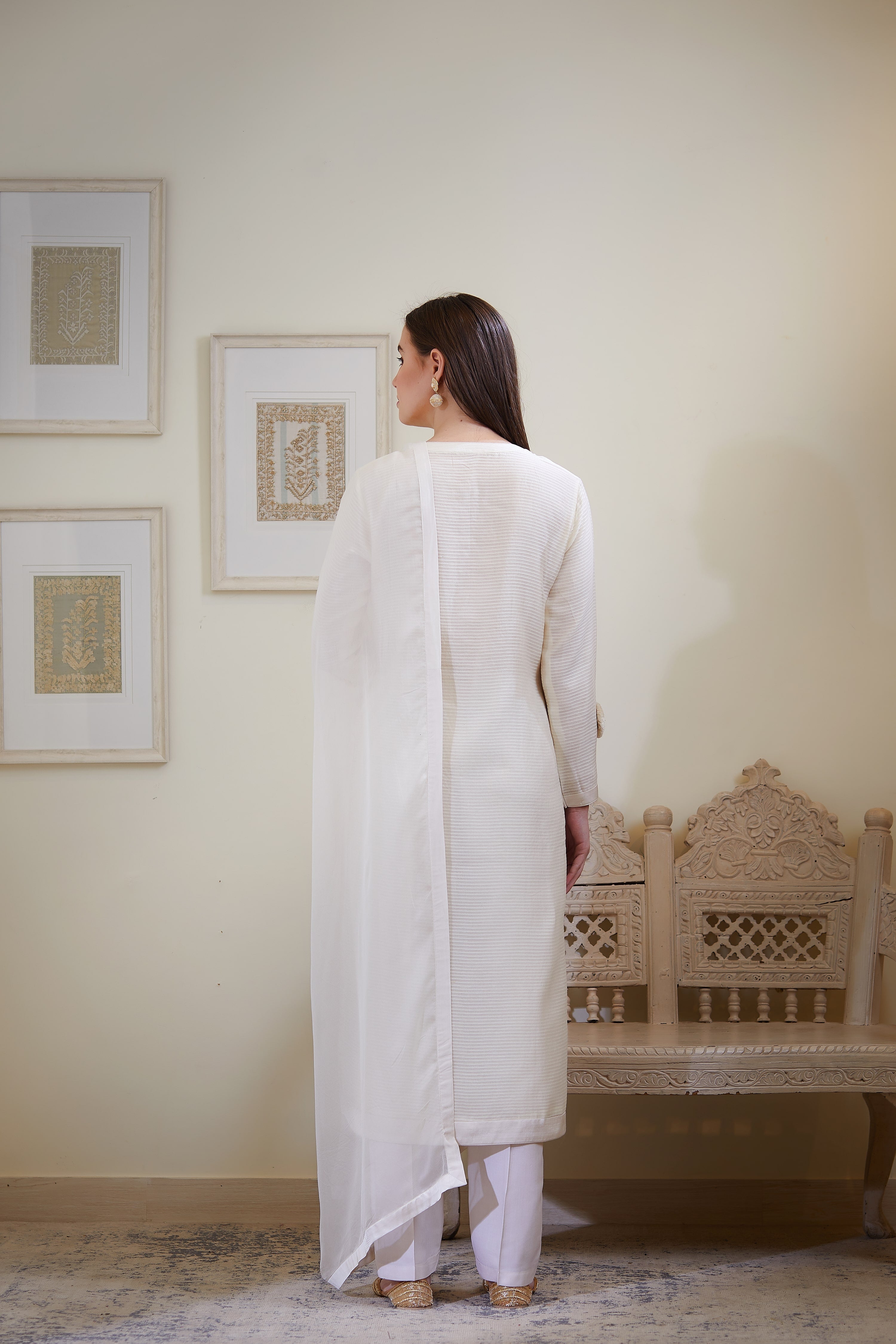 Ivory Kurta Set