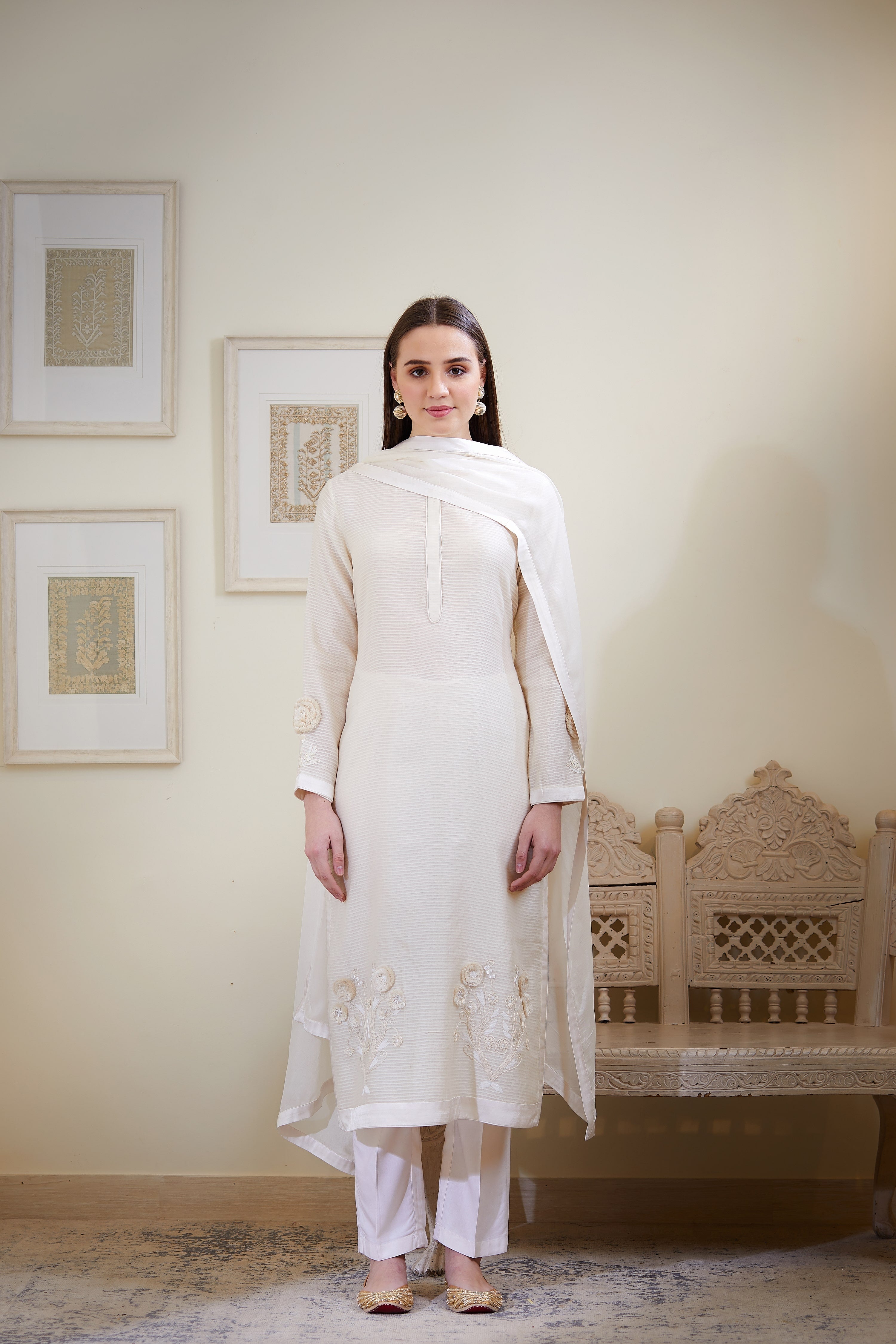 Ivory Kurta Set