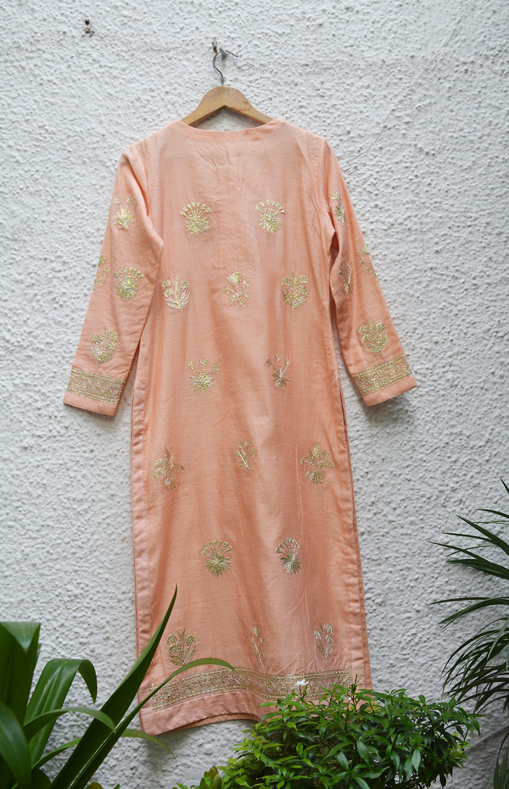 Peach Kurta Set