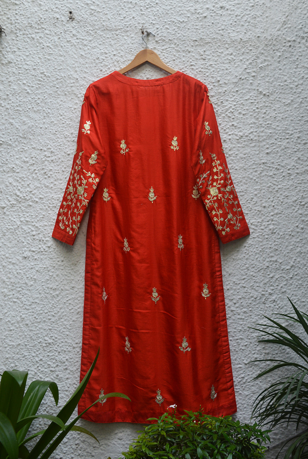 Red Kurta Set