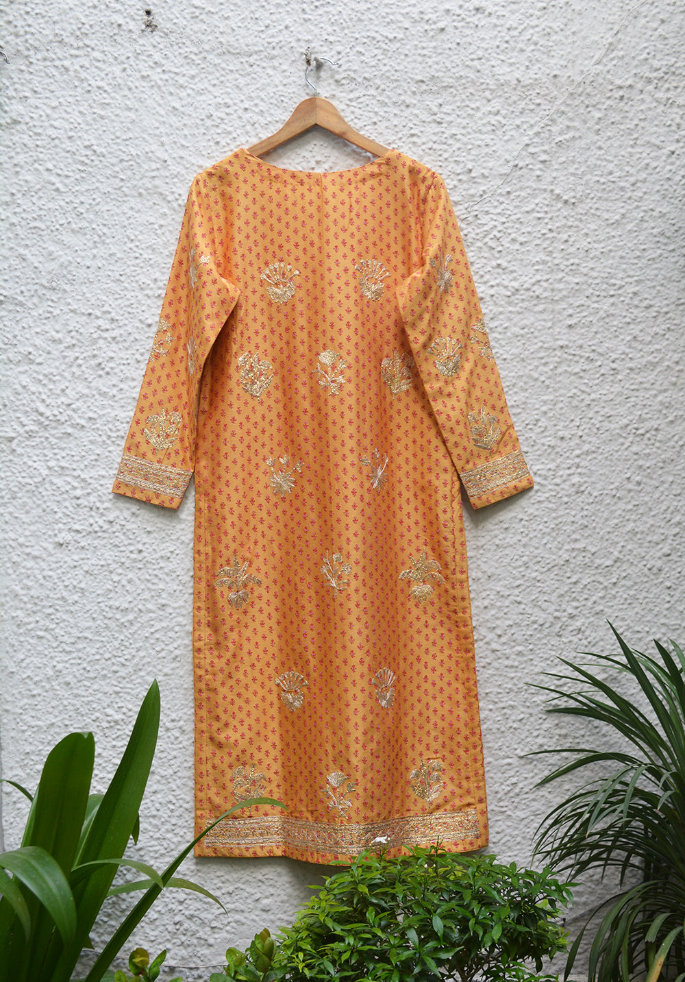 Orange Kurta Set