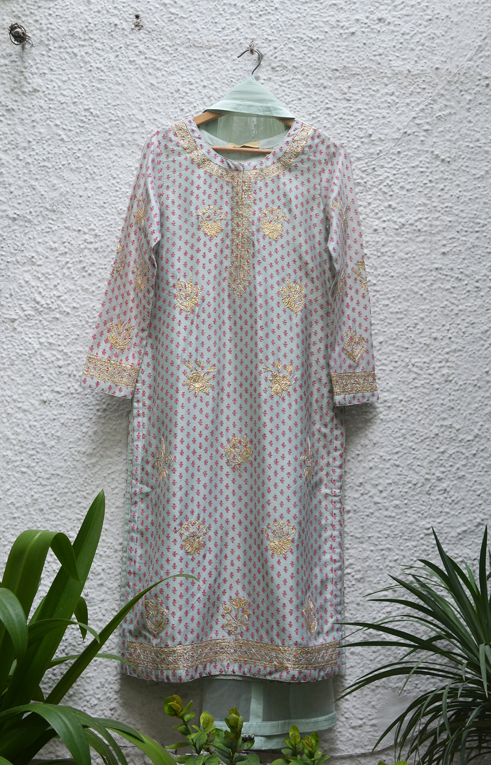 Light Sea Green Kurta Set