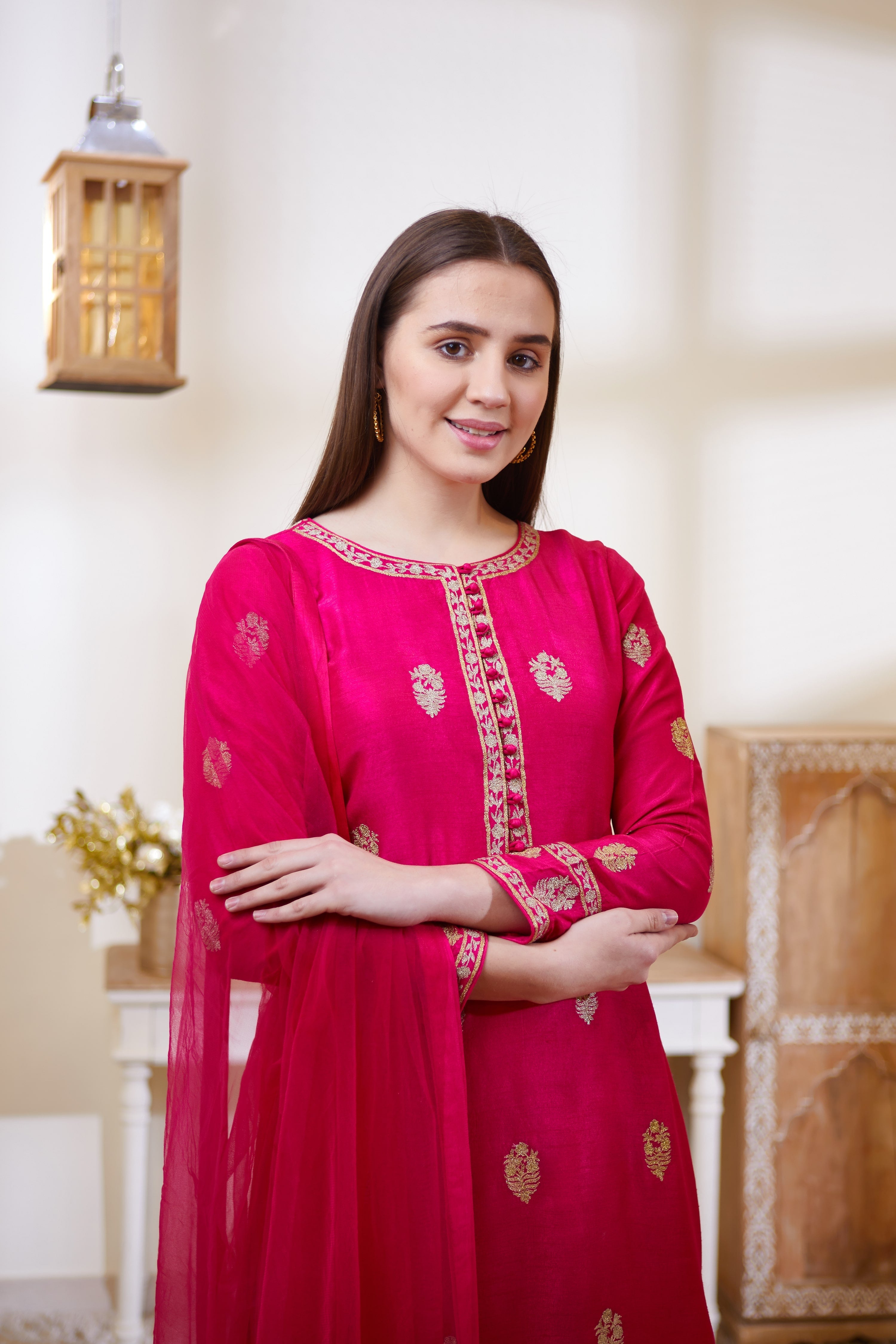 Pink Kurta Set