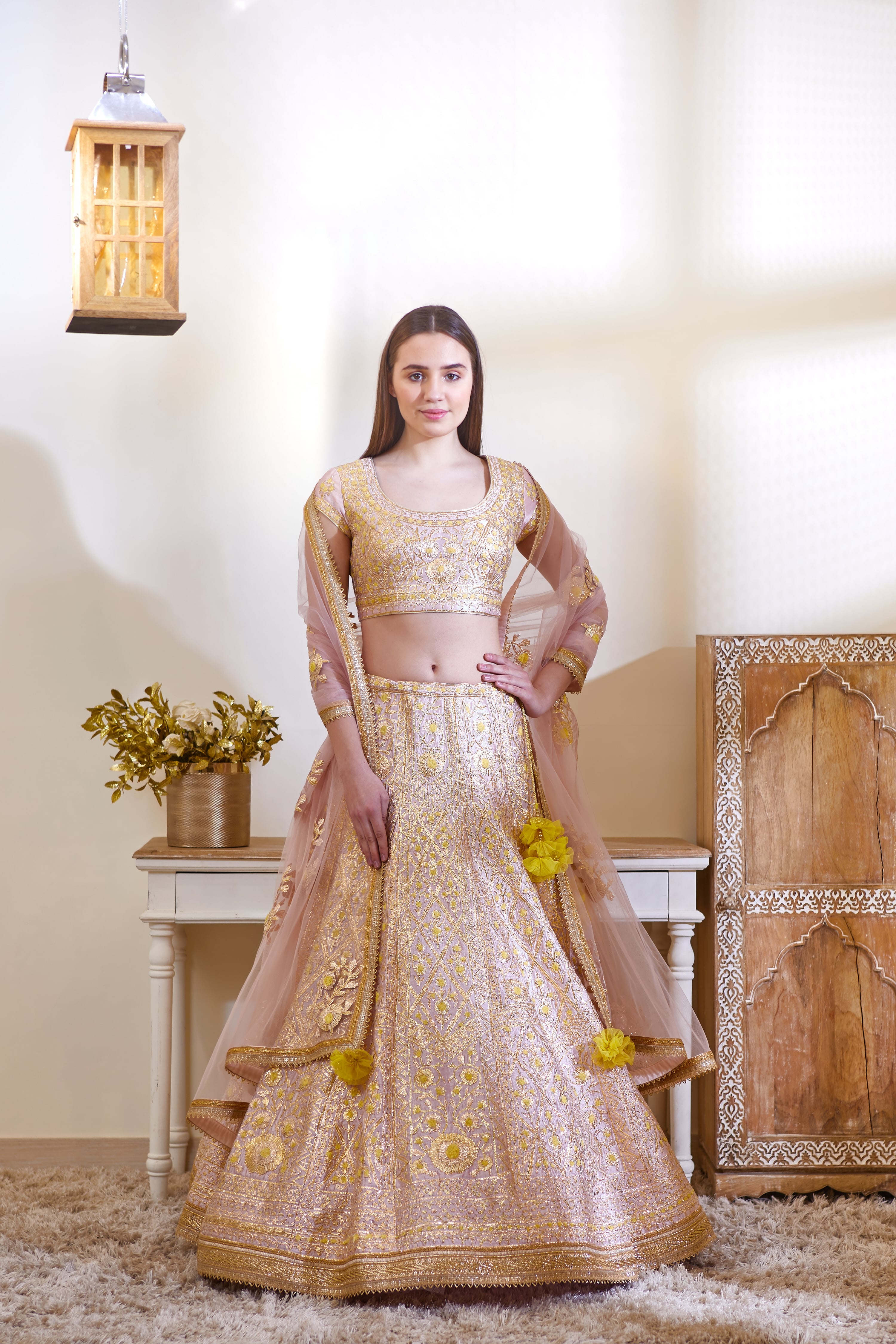 Blush Pink Lehenga Set
