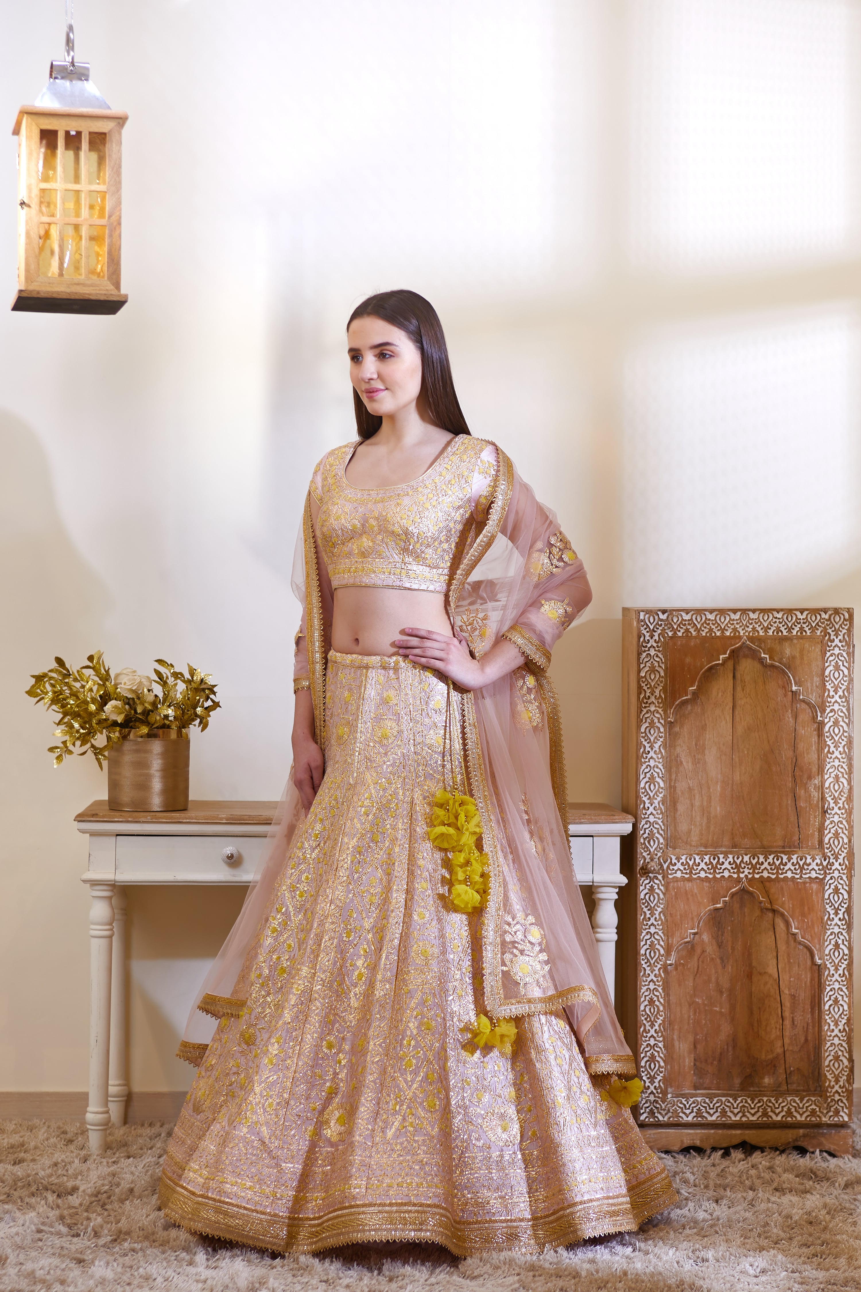 Blush Pink Lehenga Set