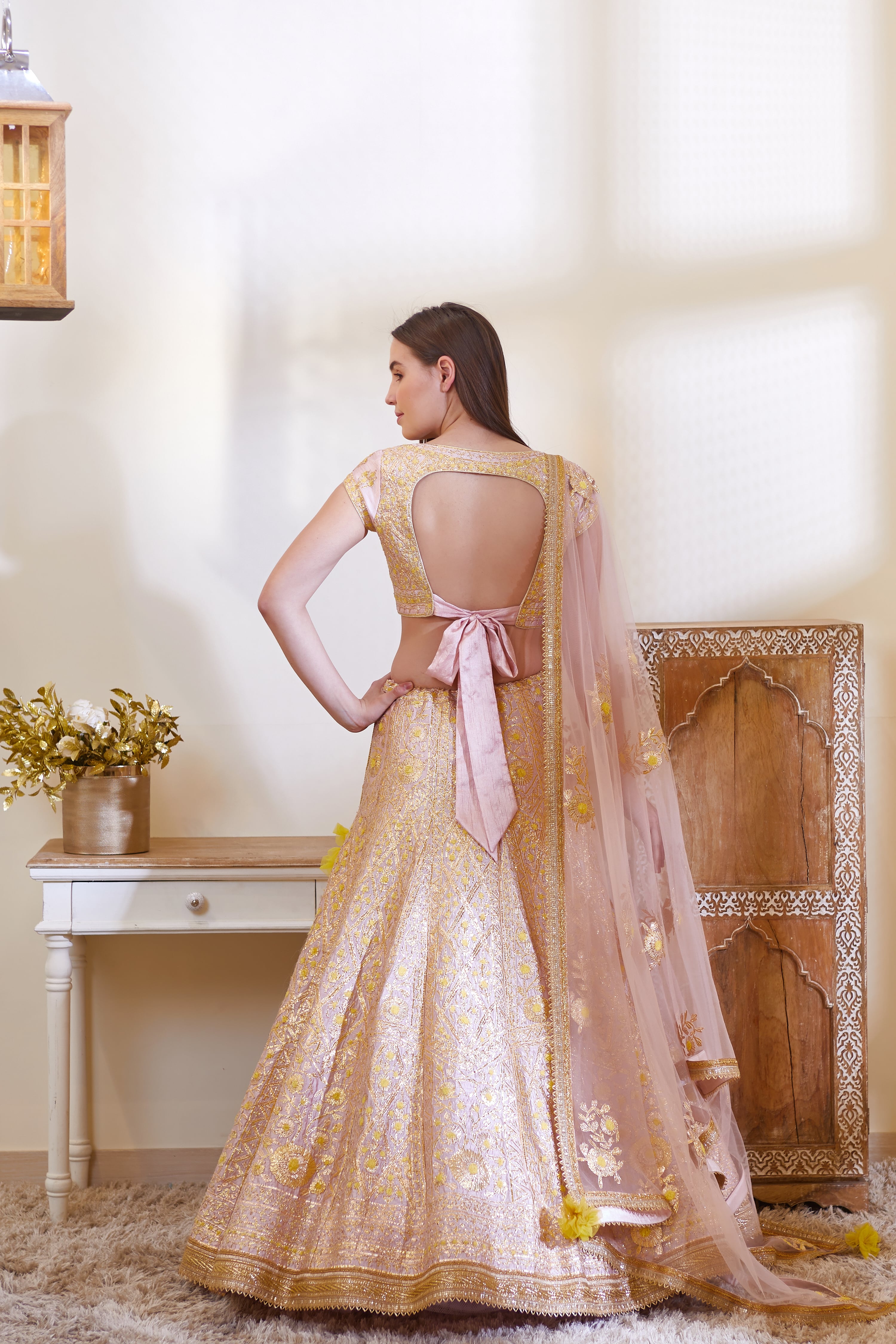Blush Pink Lehenga Set