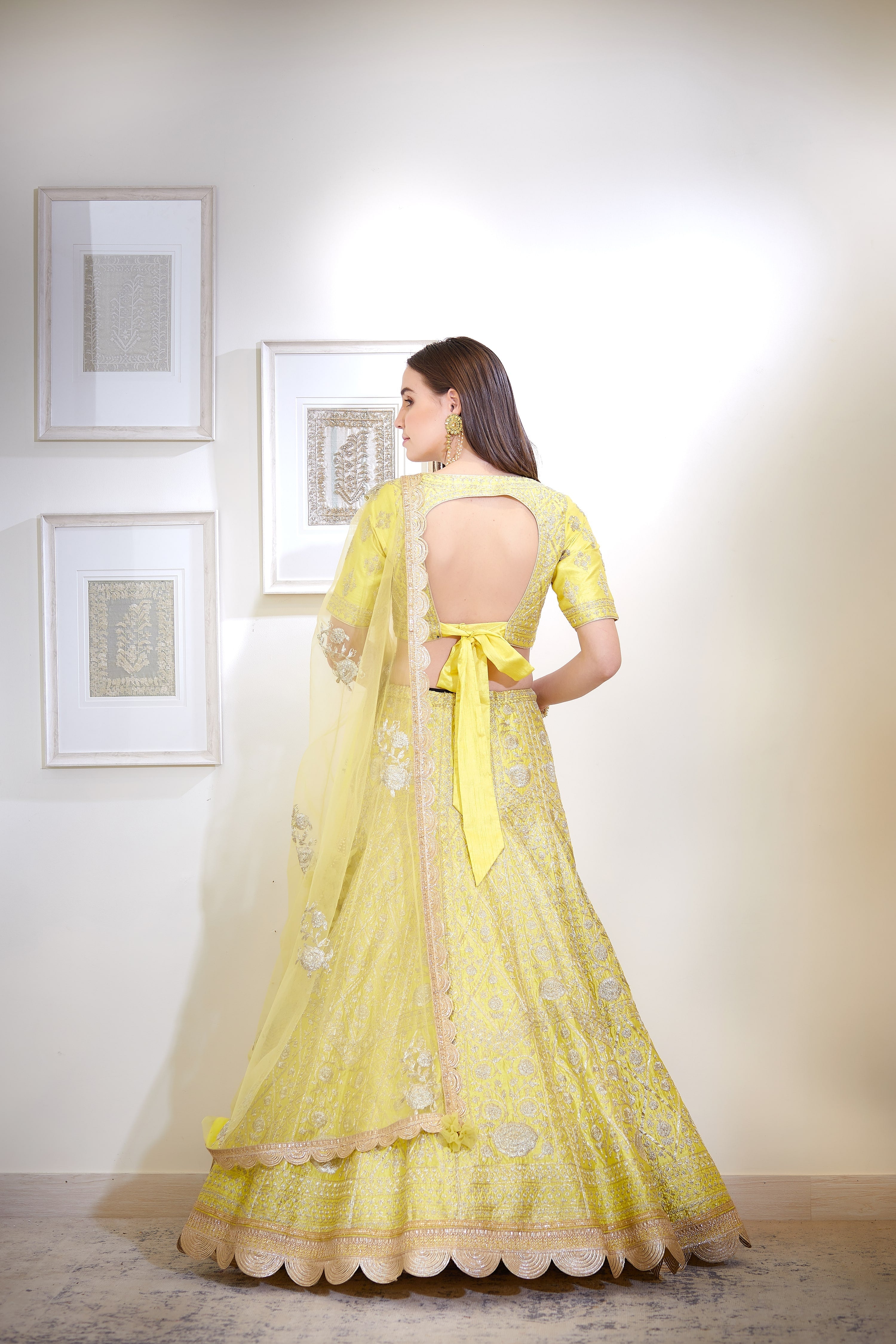 Yellow Lehenga Set