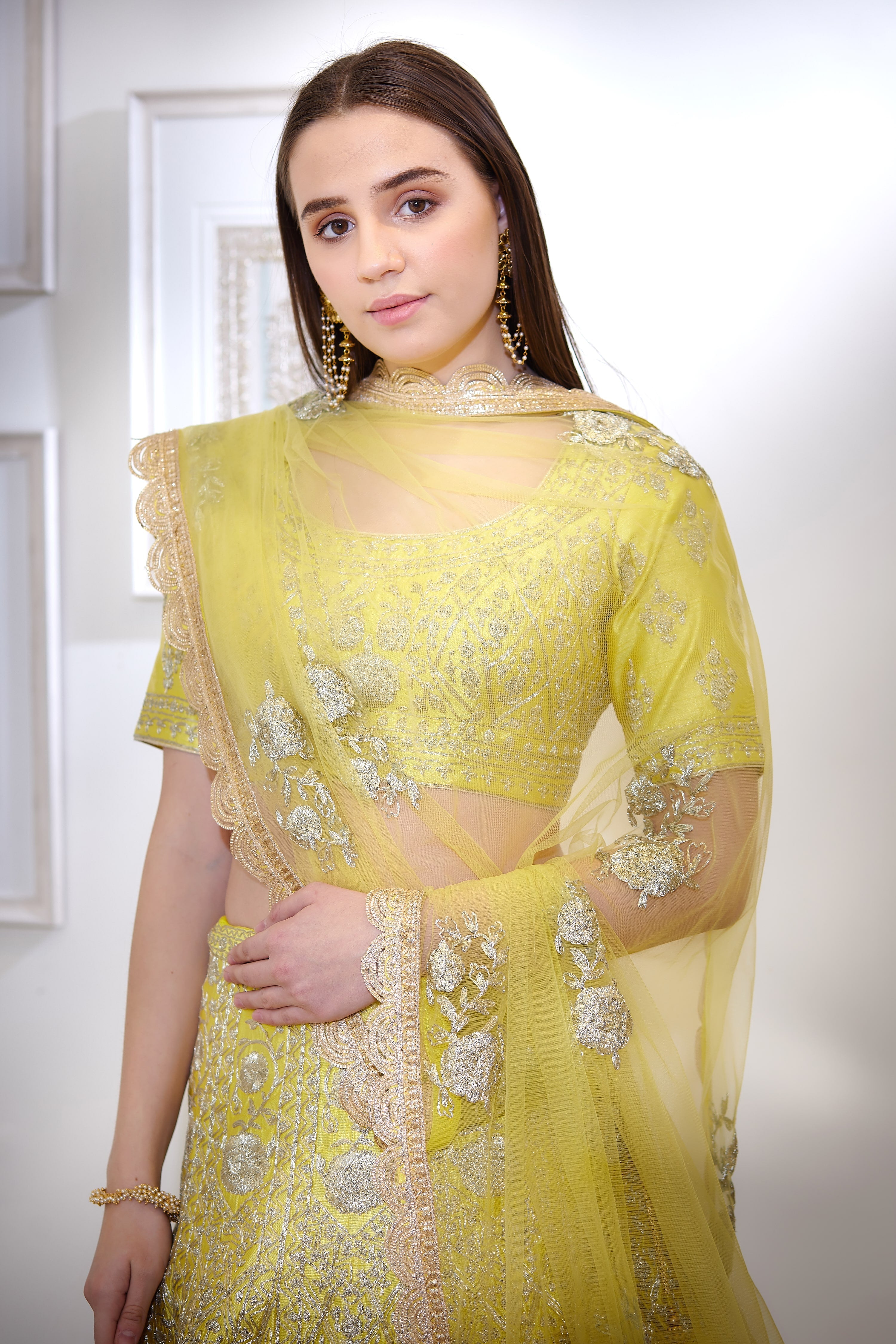 Yellow Lehenga Set