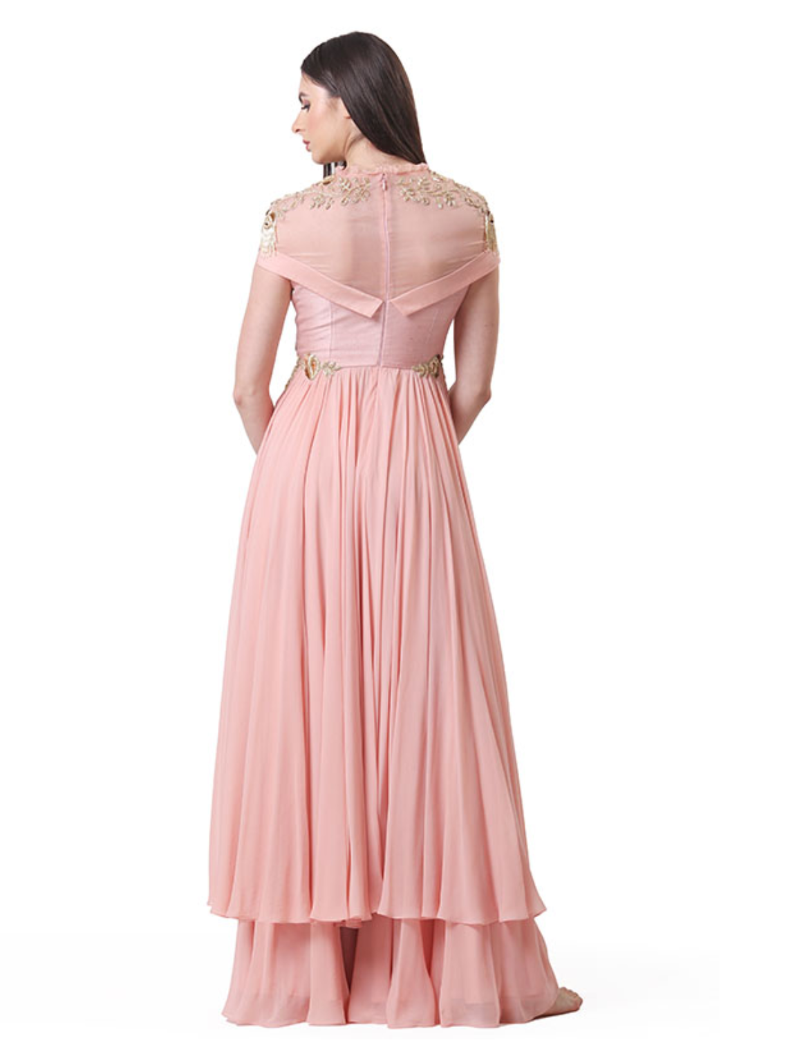 Side Panel Crop Top And Palazzo Set