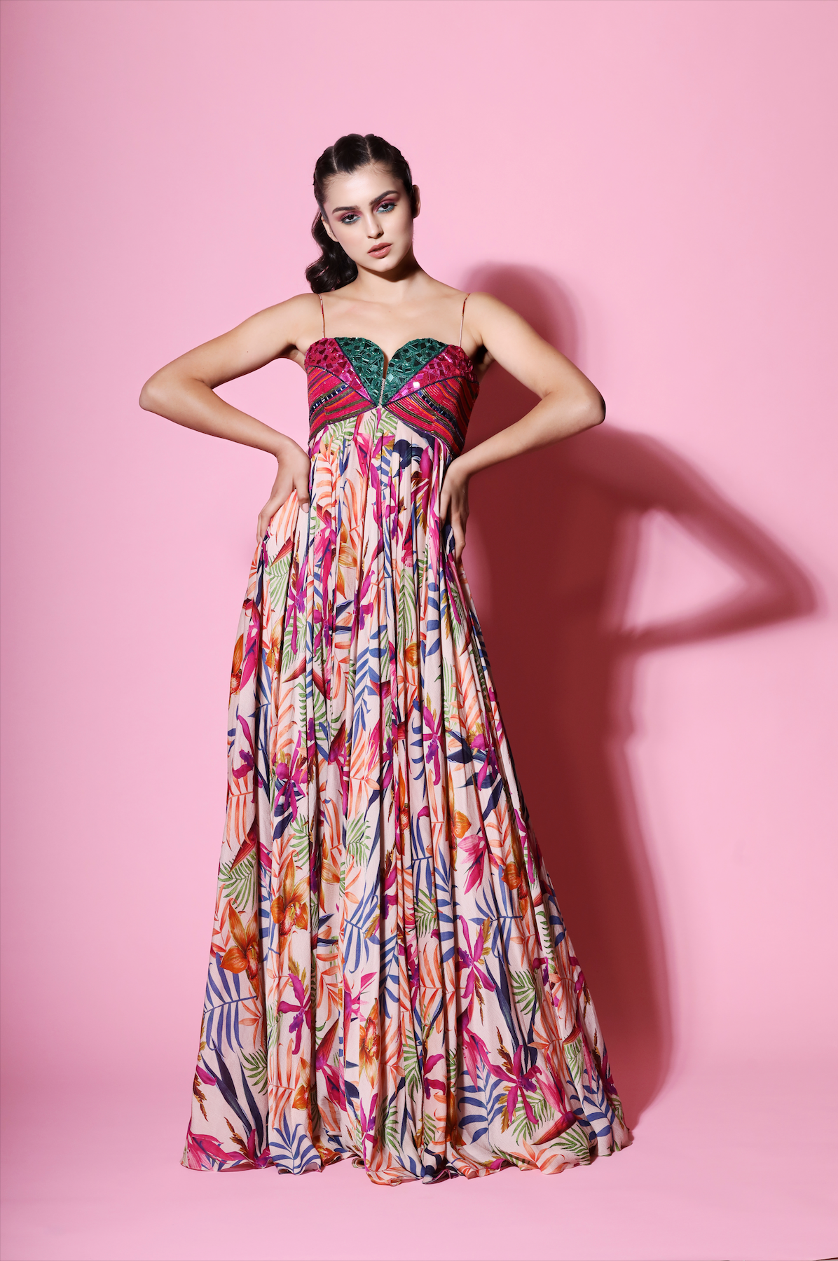 Printed Maxi Dress