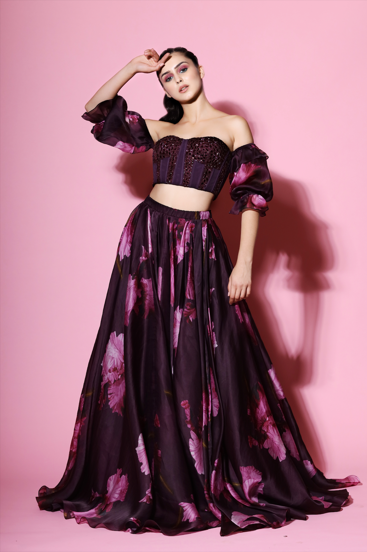 Corset Lehnga Set