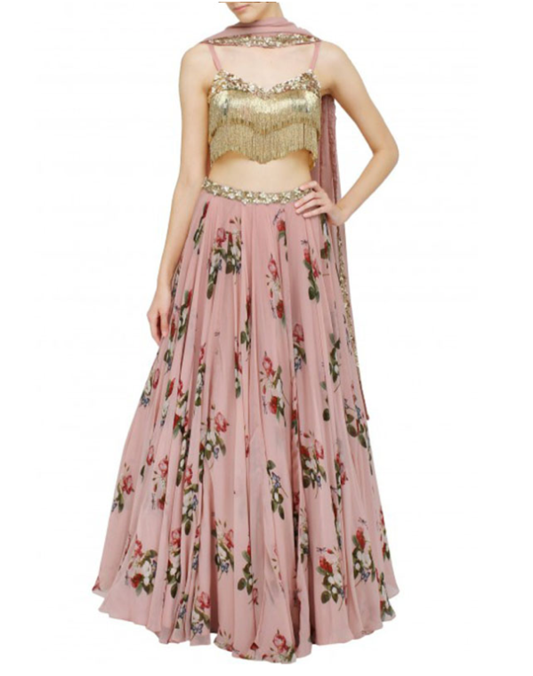 Blush Pink Lehenga Set