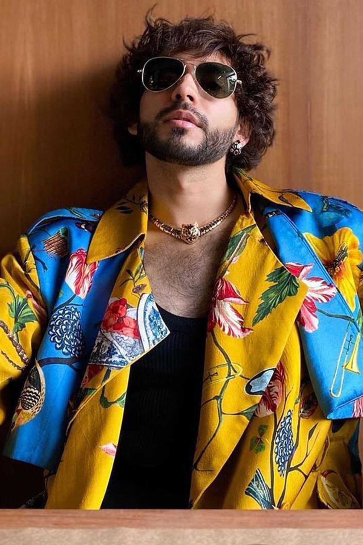 Siddharth Batra In Printed Trench Coat