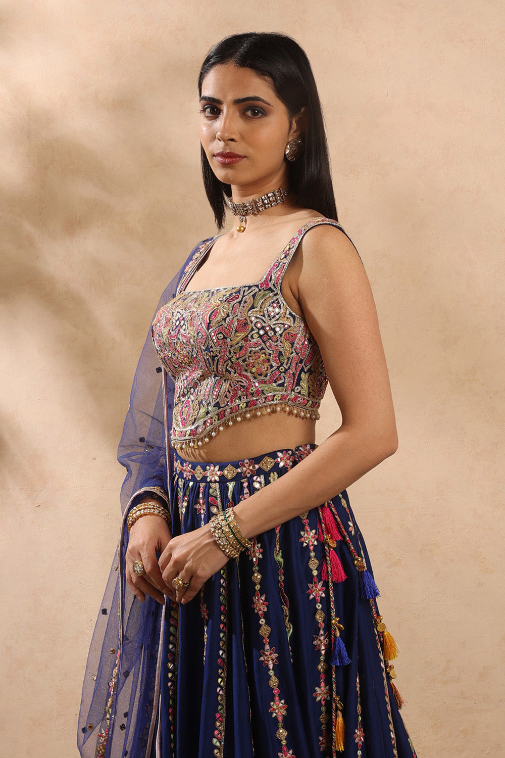 Royal Blue Lehenga Set