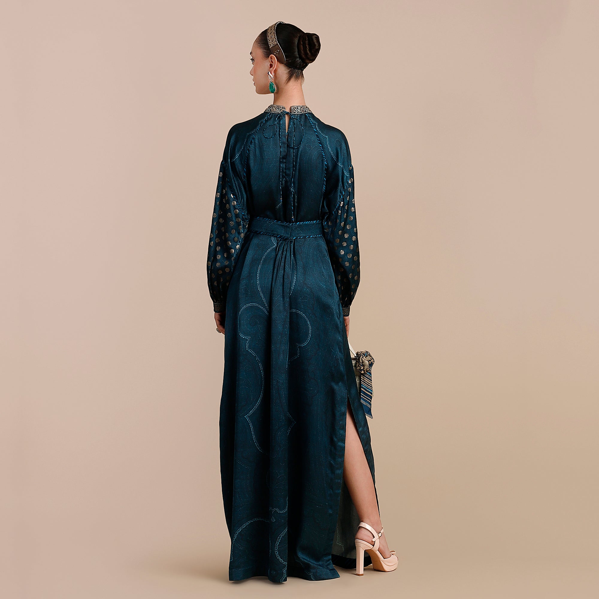 Teal Blue Kaftan | SATT