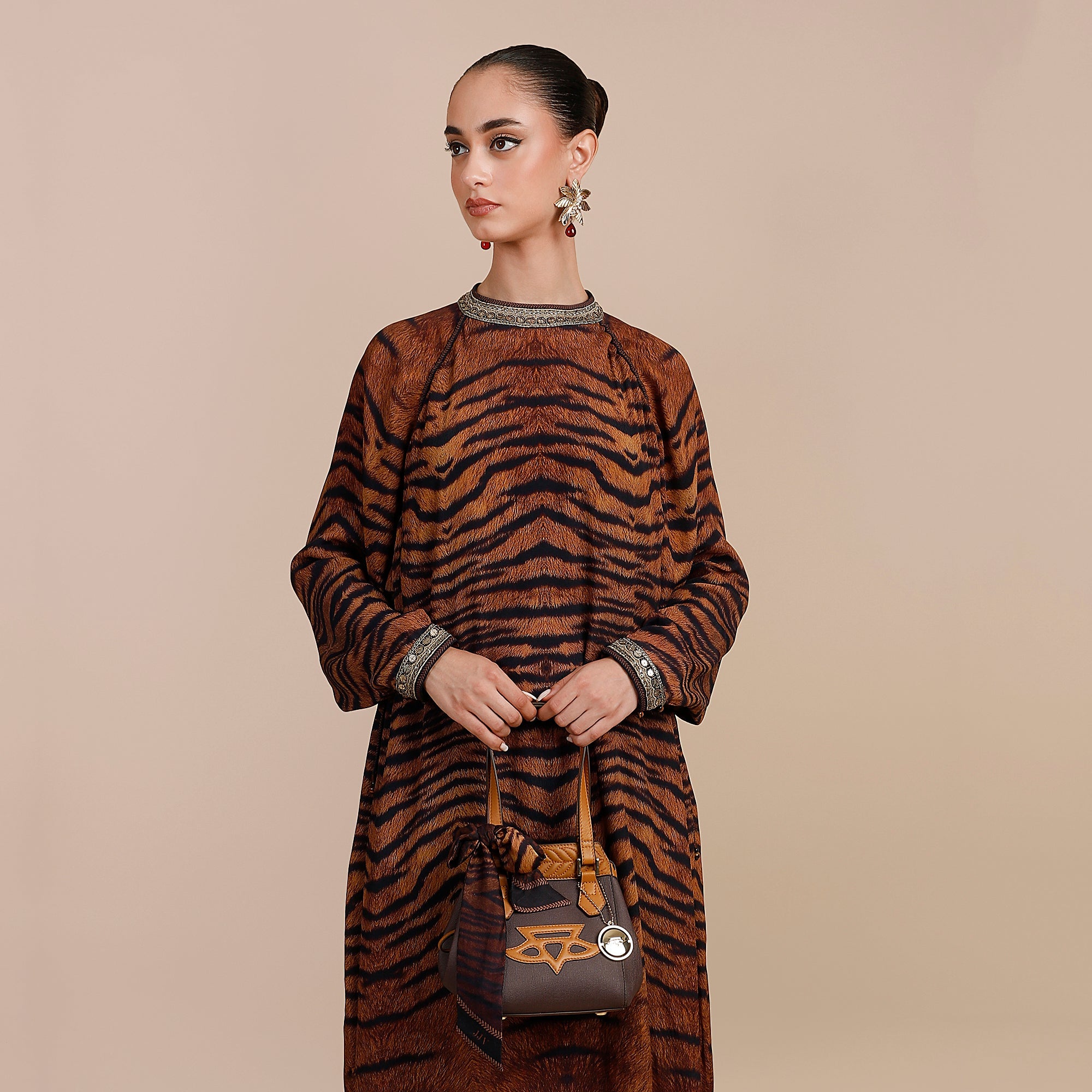 Tiger Print Kaftan | SATT
