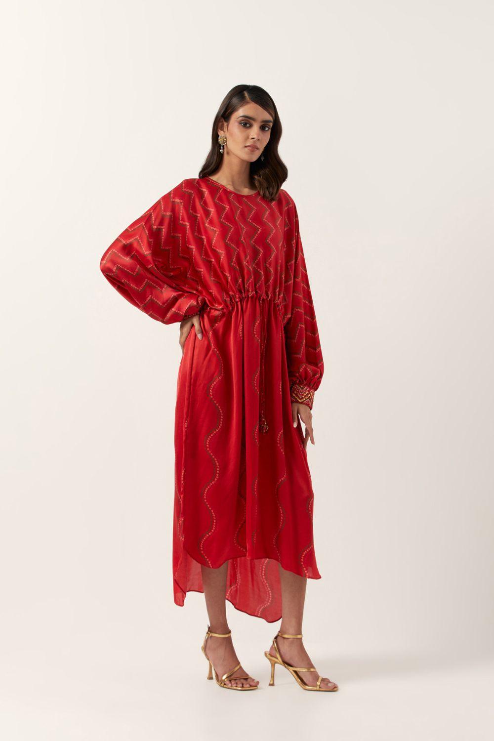 Surkh Laal String Tunic
