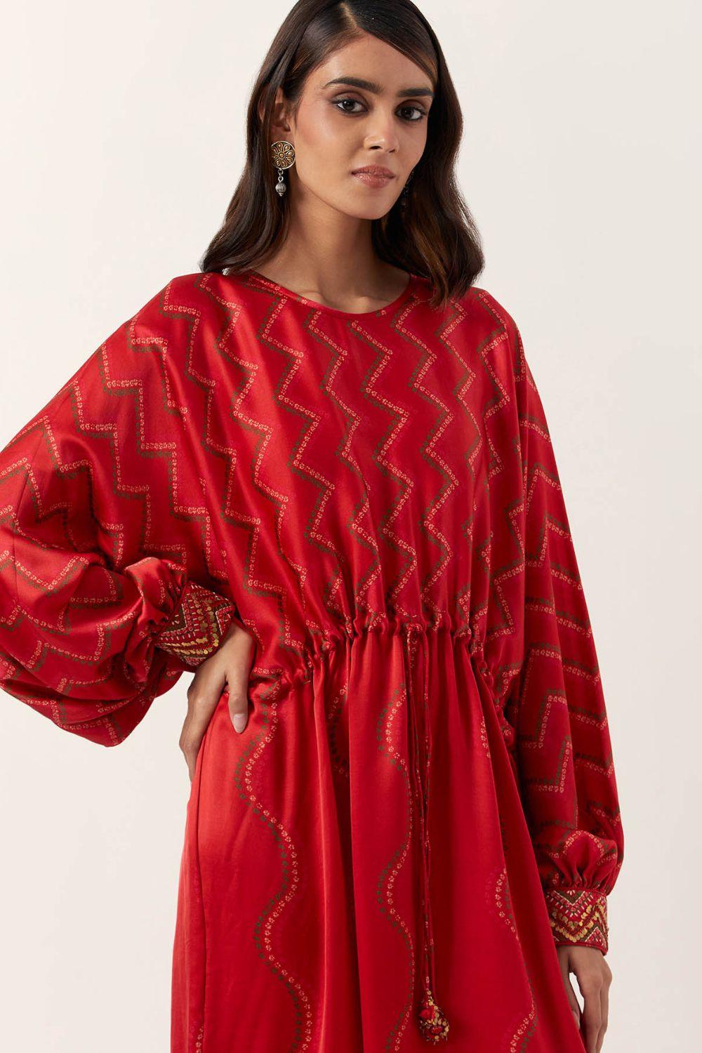 Surkh Laal String Tunic