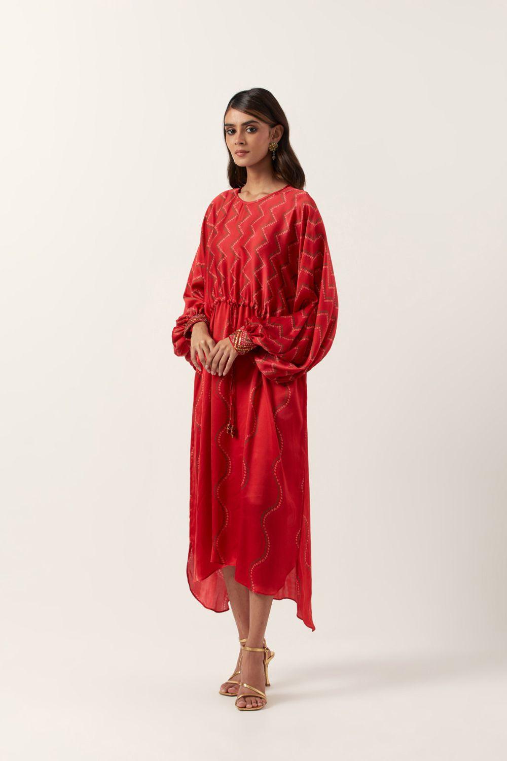 Surkh Laal String Tunic