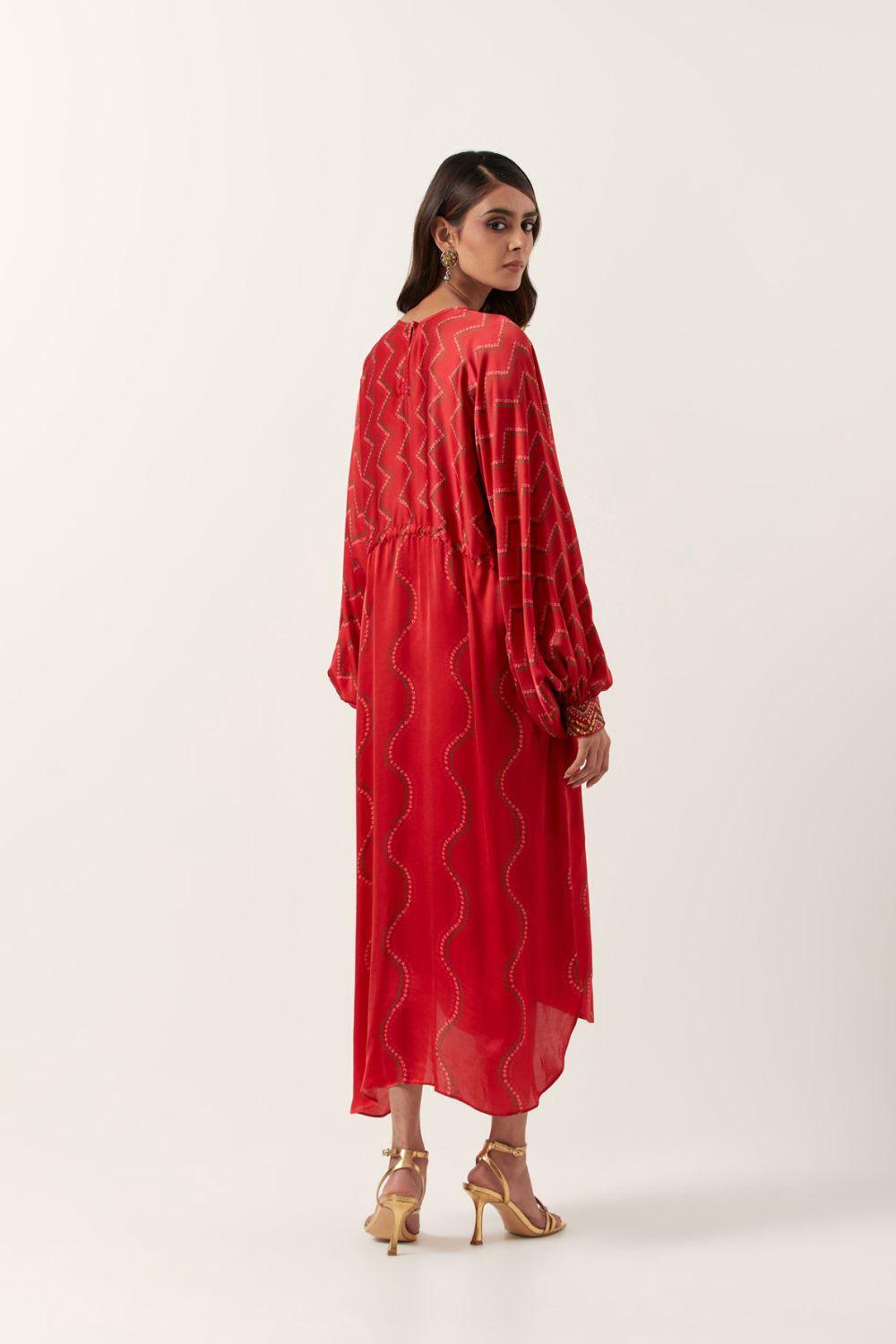 Surkh Laal String Tunic
