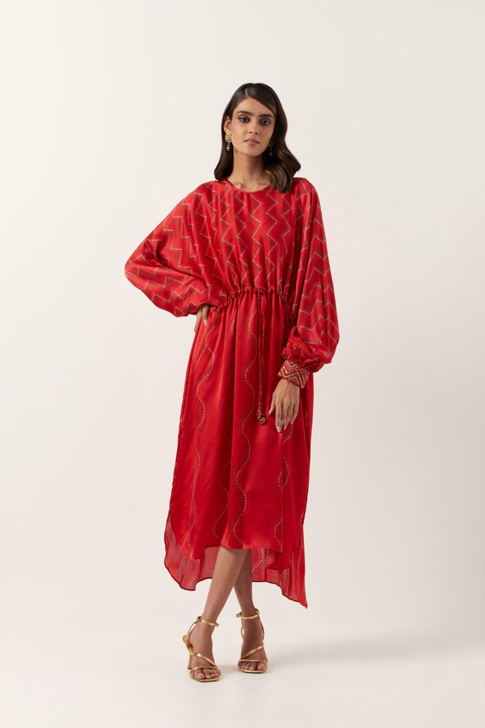 Surkh Laal String Tunic