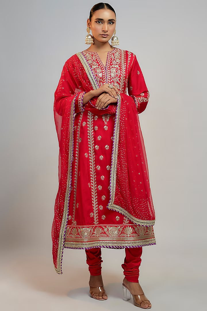 Anshula Kapoor in Aarohi Anarkali Set