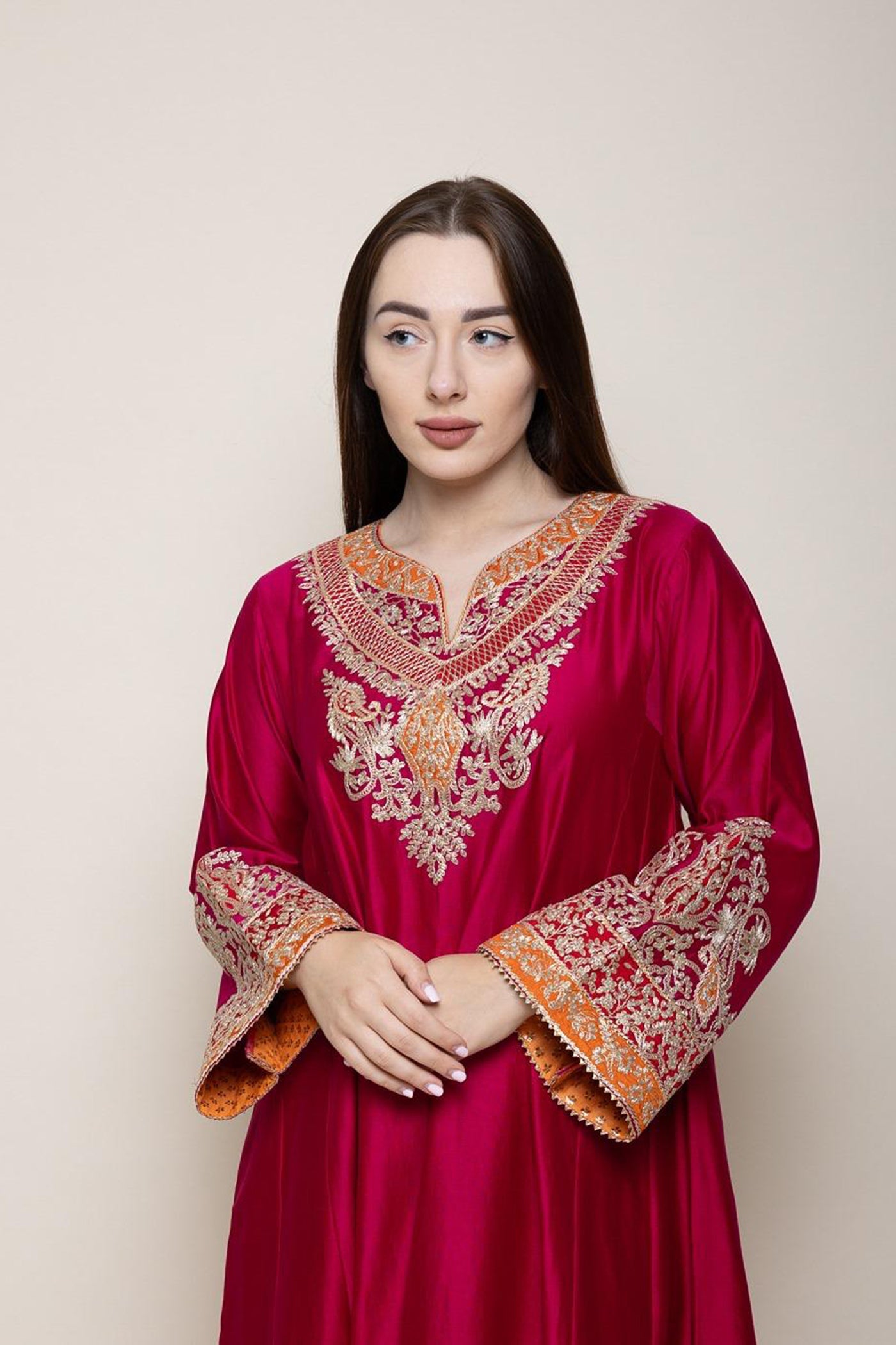 Mehrish - Hotpink Abaya