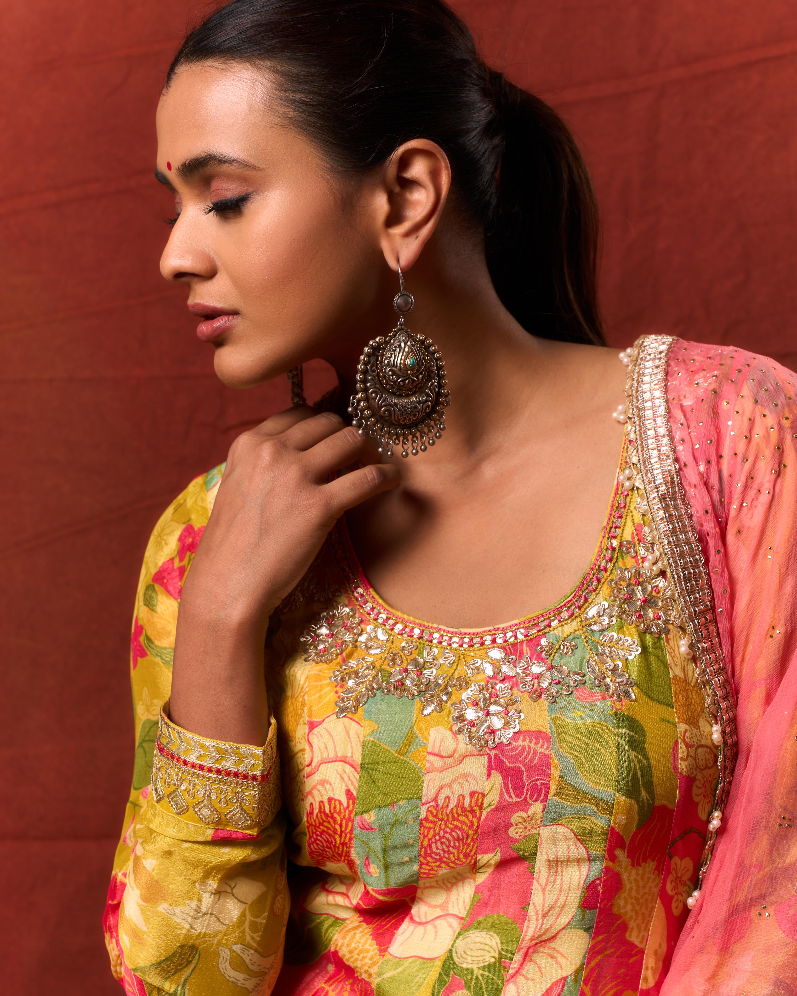 Deepti Anarkali set-Hebah Patel