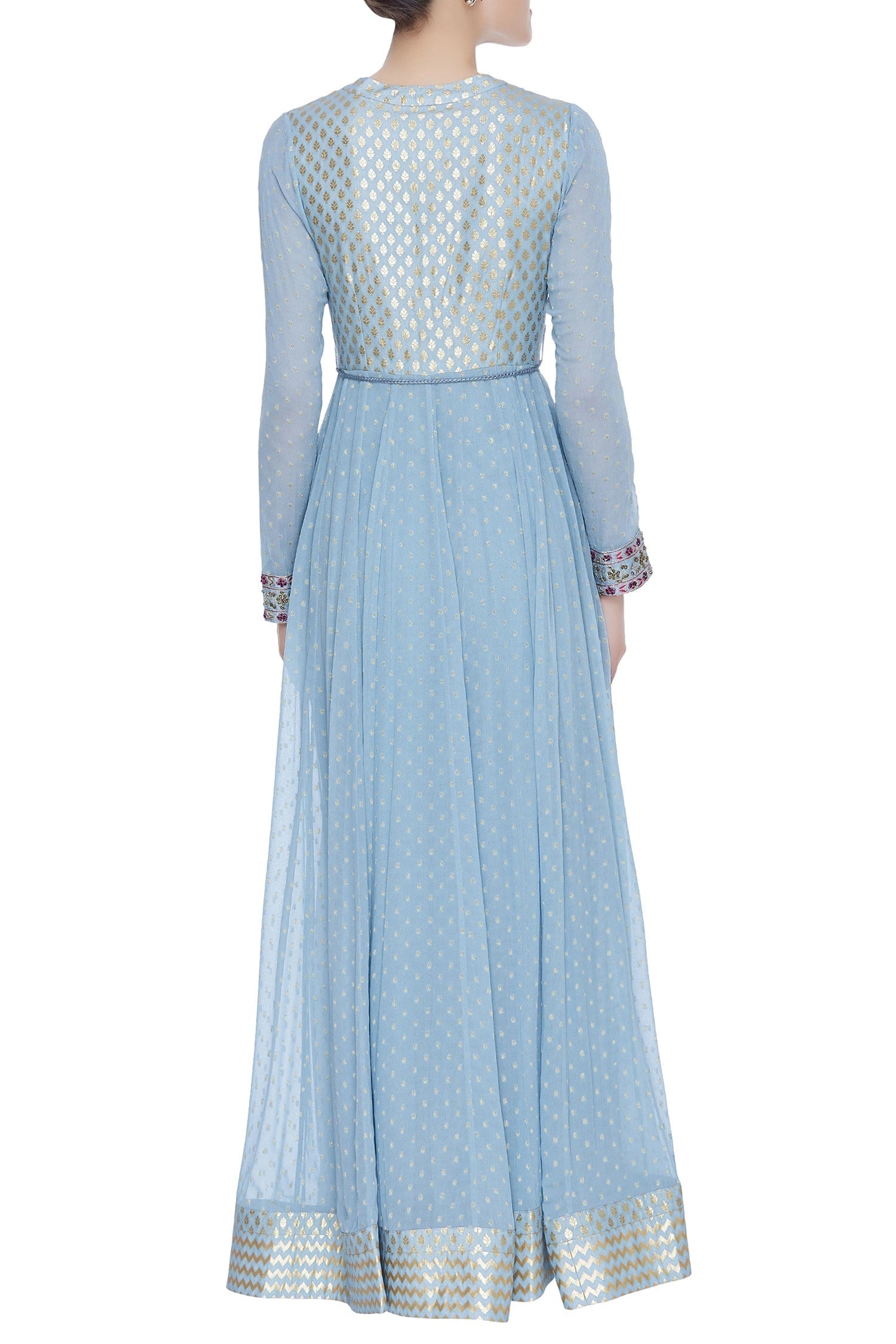 Embroidered anarkali kurta set