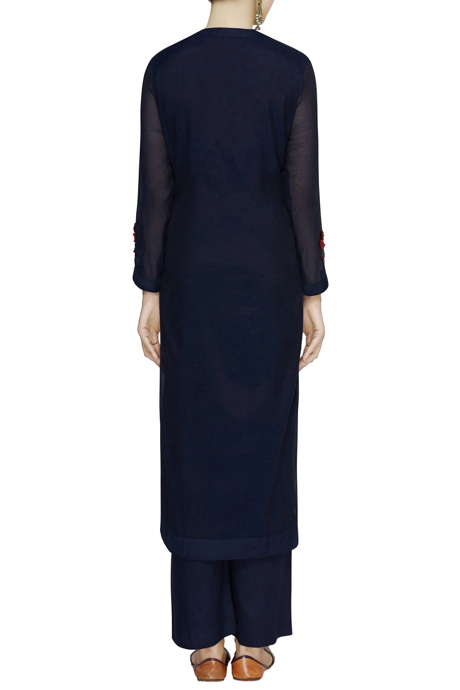Navy Blue Kurta Set
