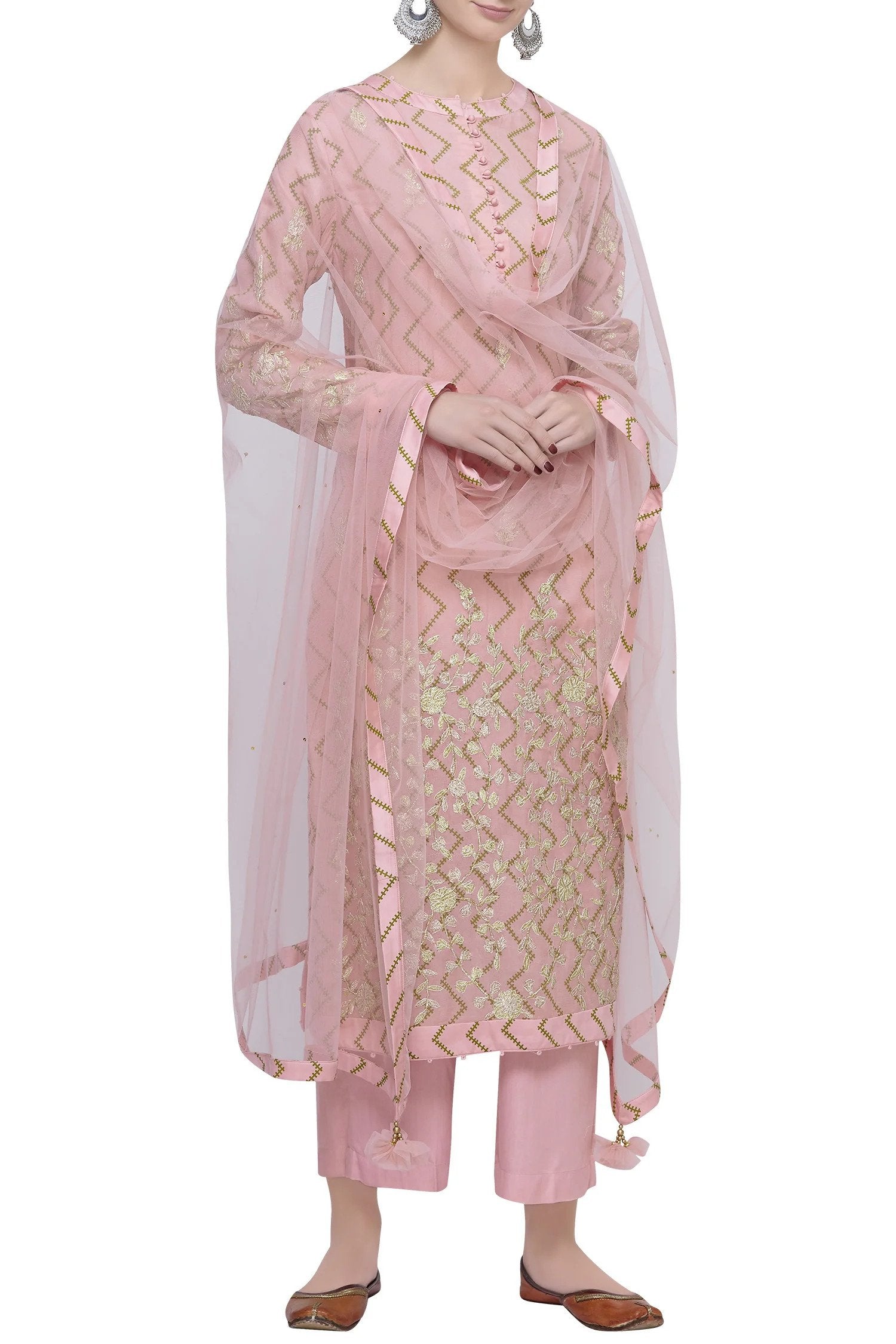 Embroidered Kurta Set
