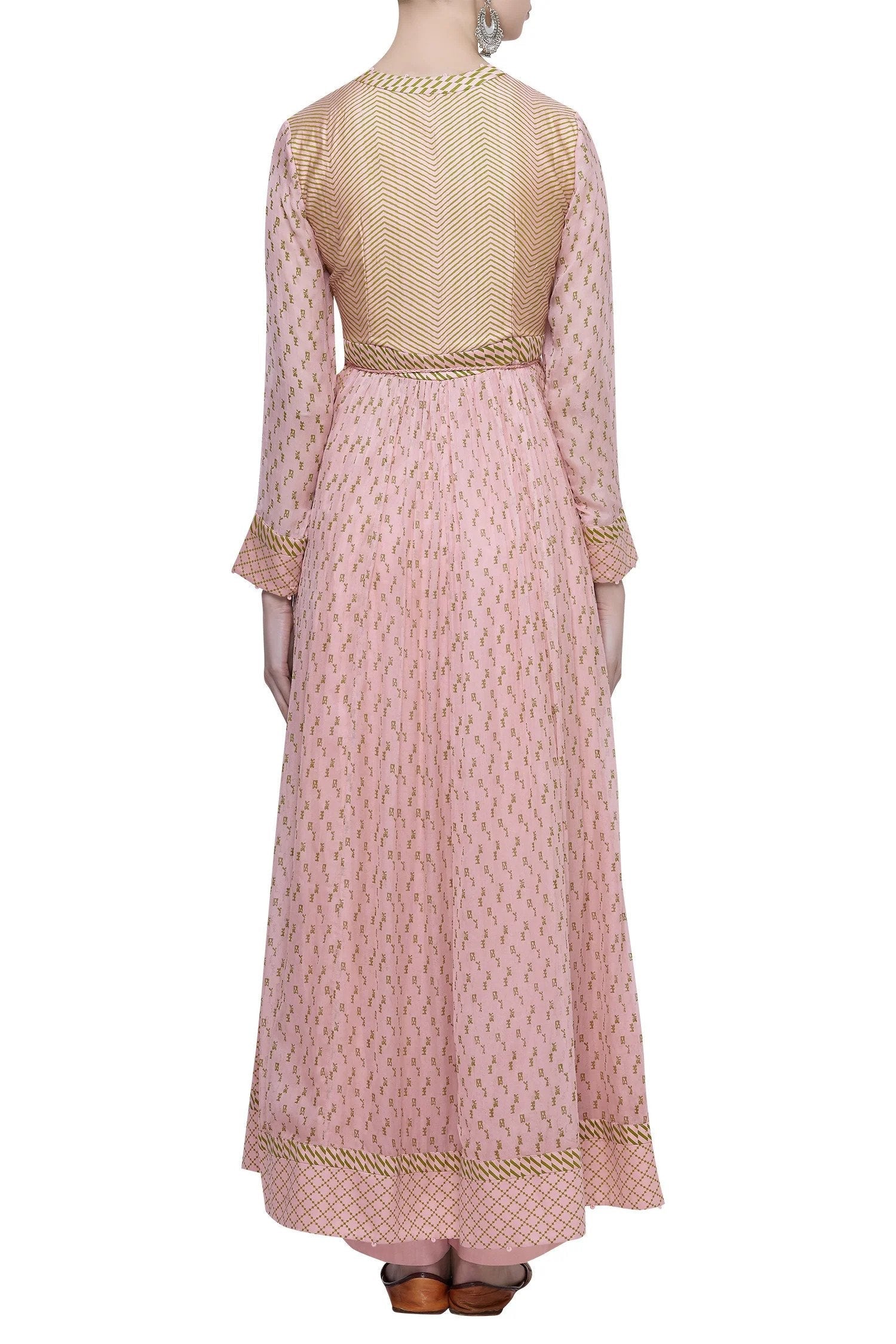 Pink Anarkali Set