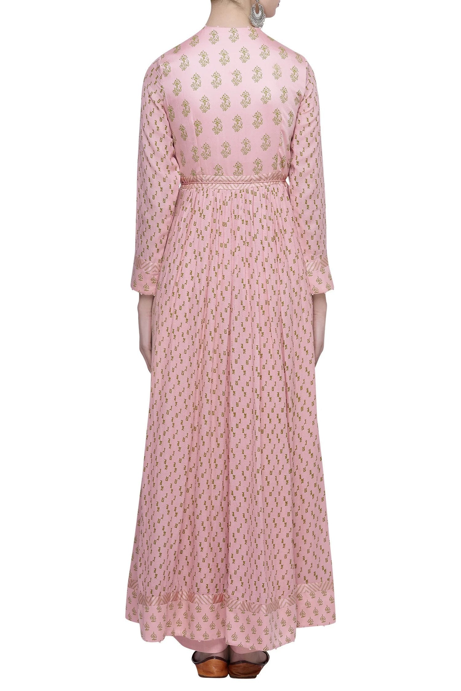 Pink Anarkali Set