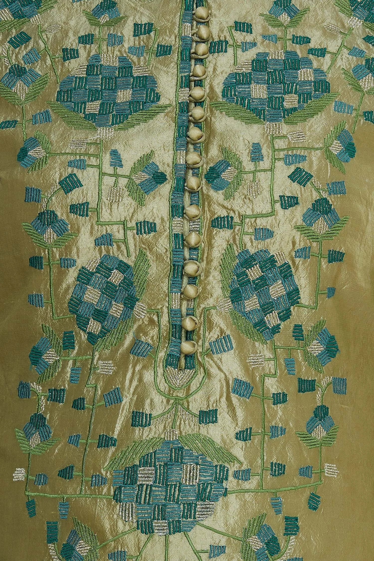 Green Kurta & Lehenga Set