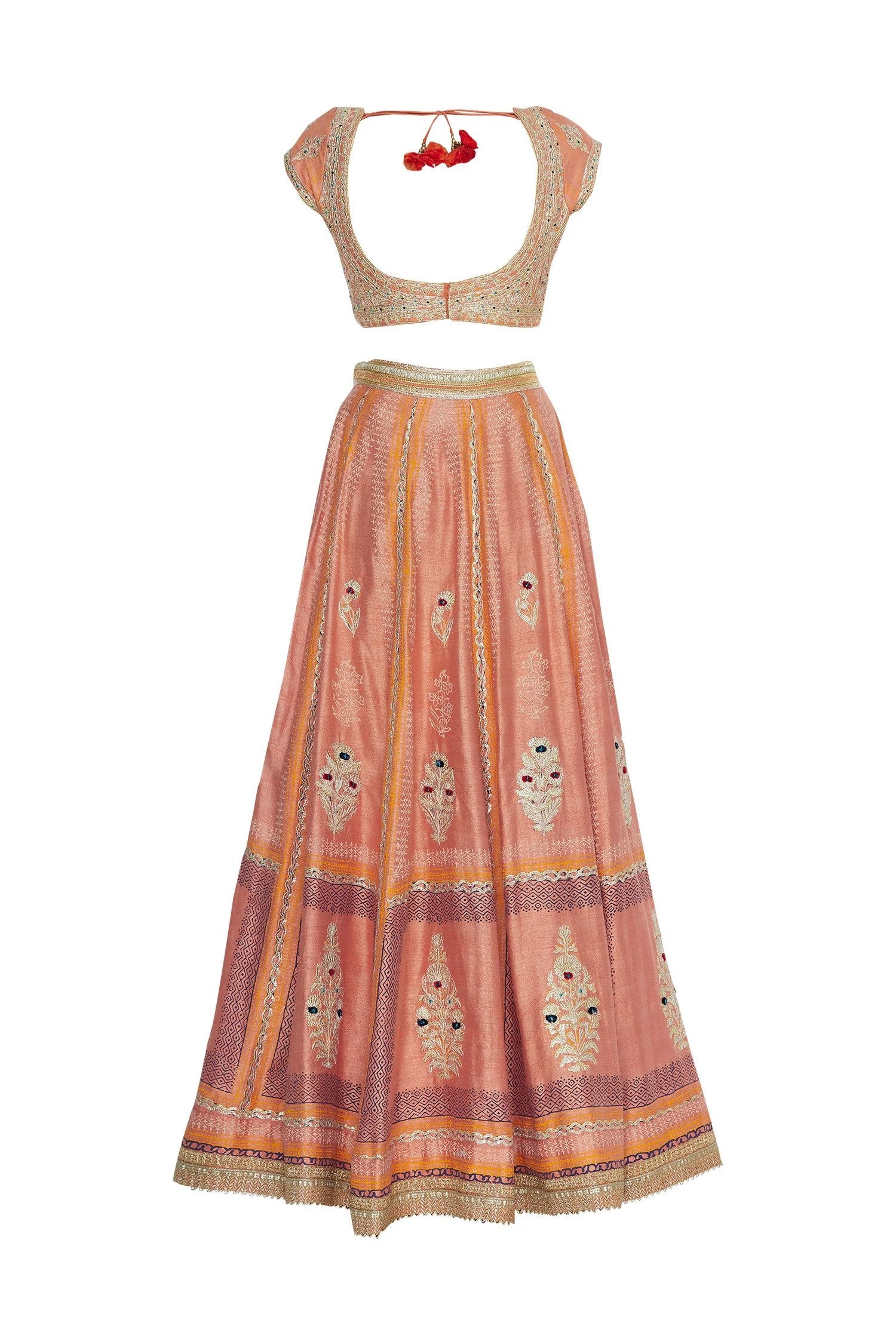 Multicolour Lehenga Set