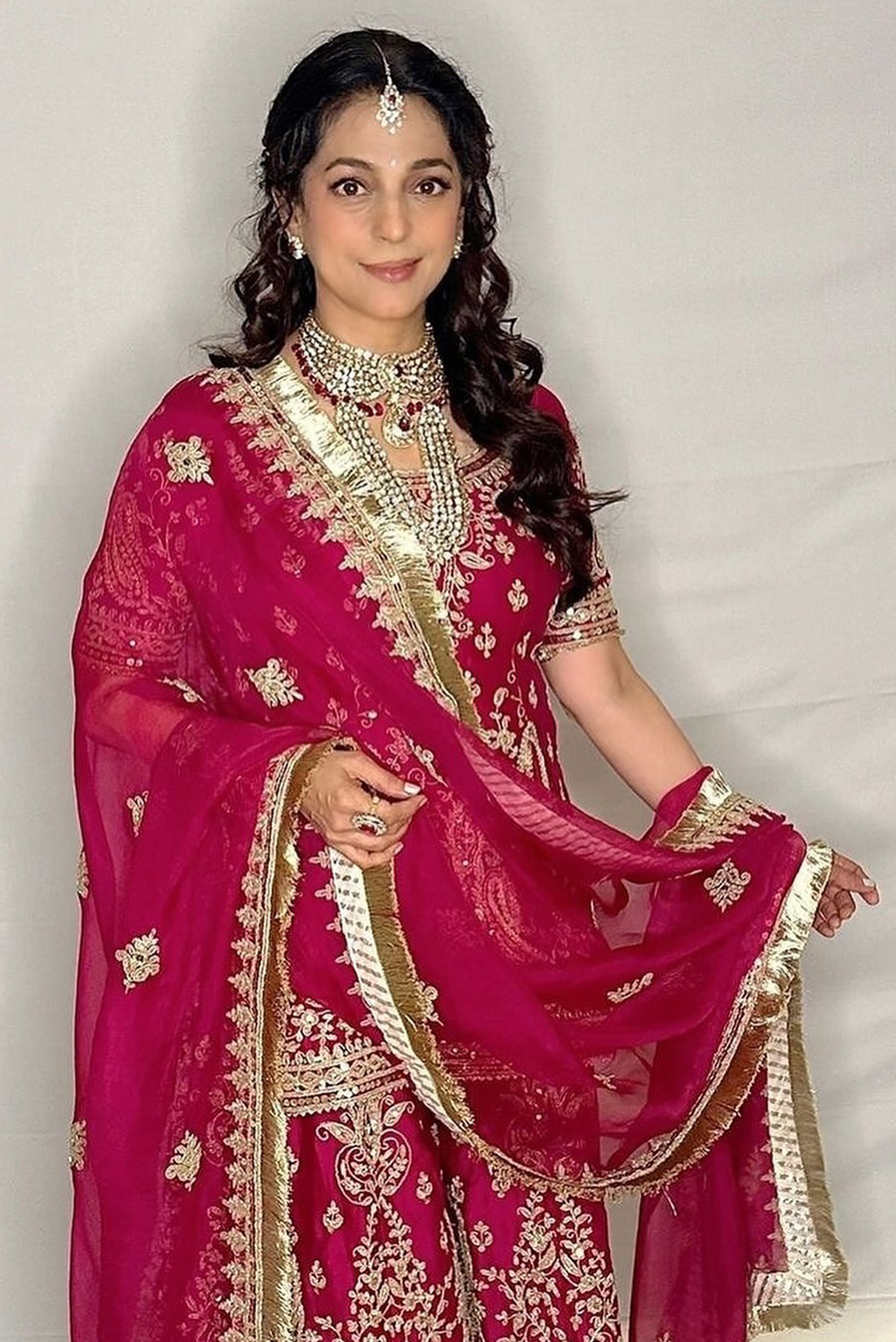 MAZNEEN - HOTPINK SHARARA