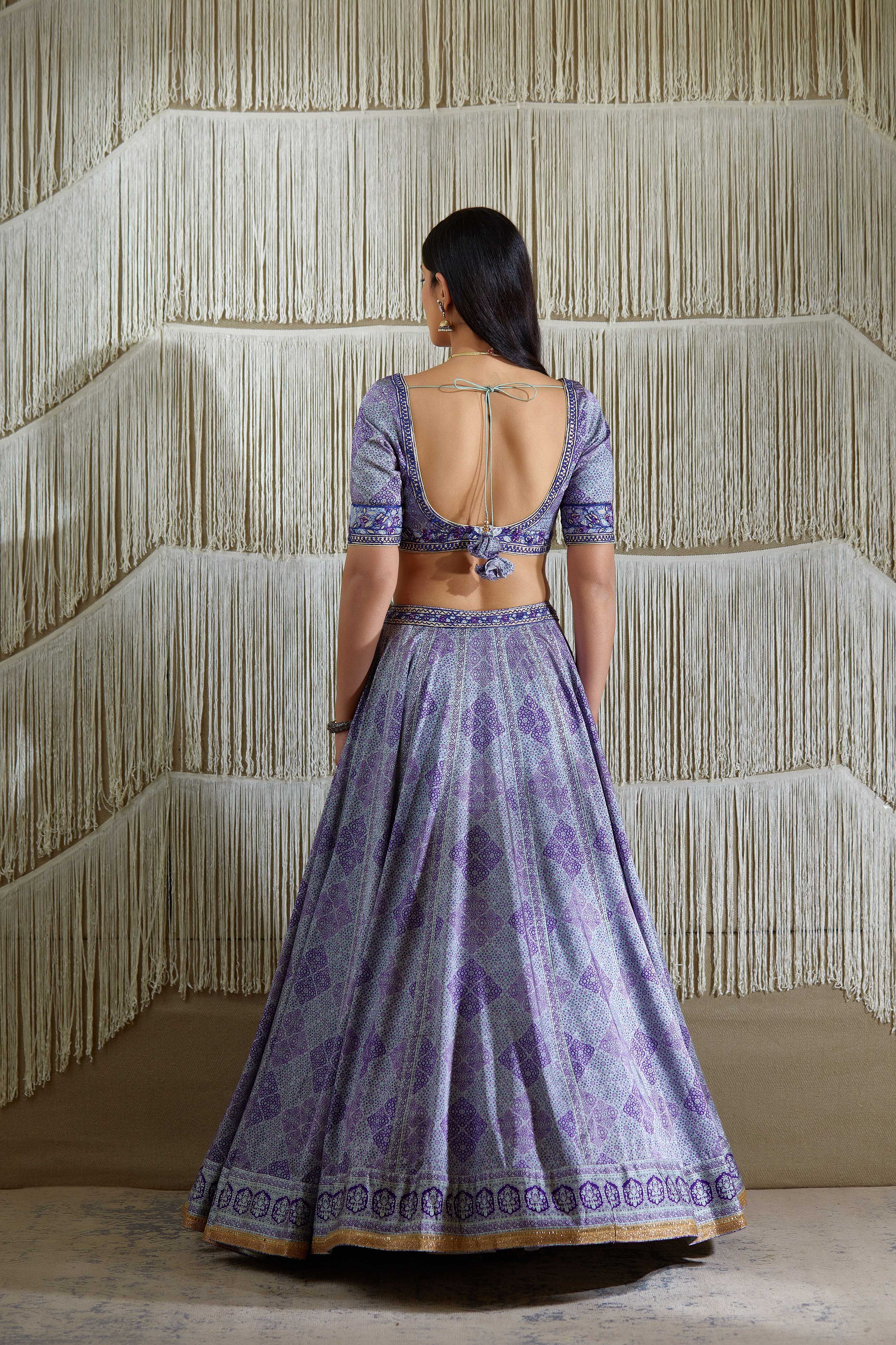 Purple Lehenga set