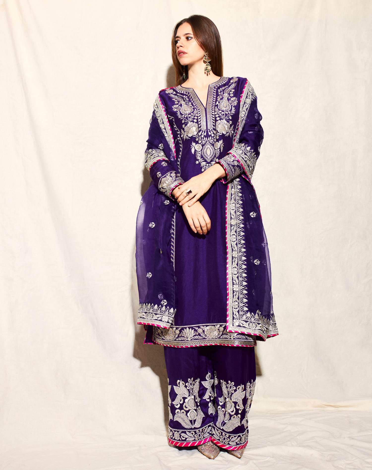 Amaya Palazzo Set-Kalki Koechlin