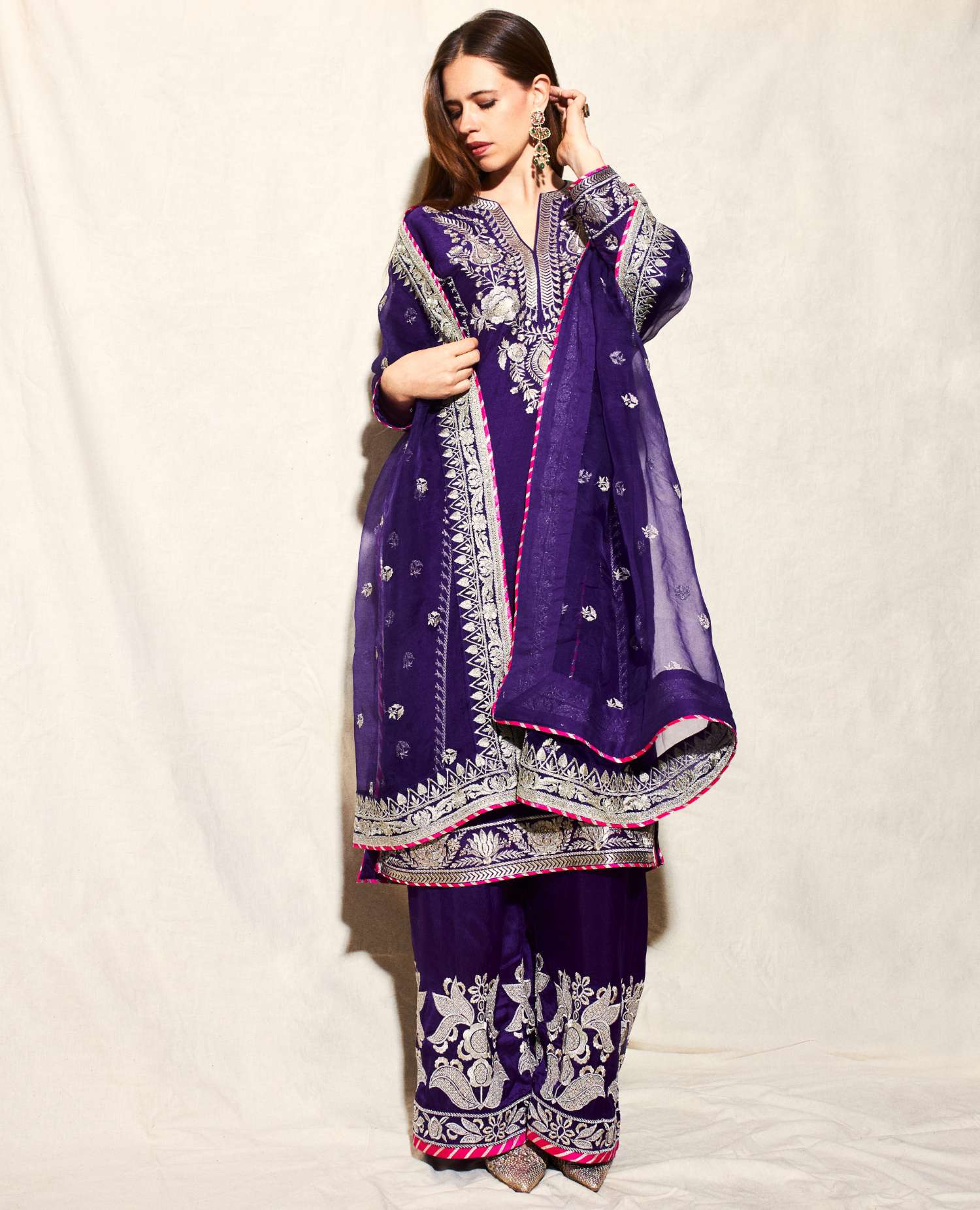 Amaya Palazzo Set-Kalki Koechlin