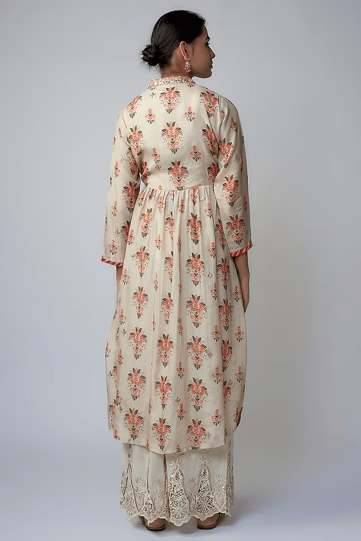 Tara Jacket Style Tunic with Palazzo