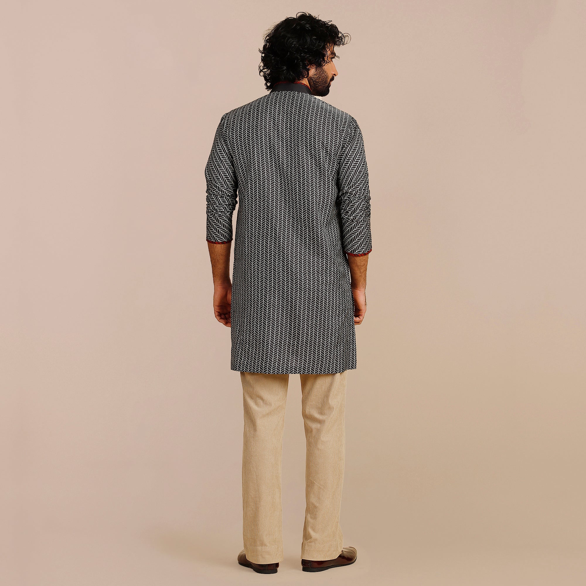 Linear Chevron Kurta | SATT