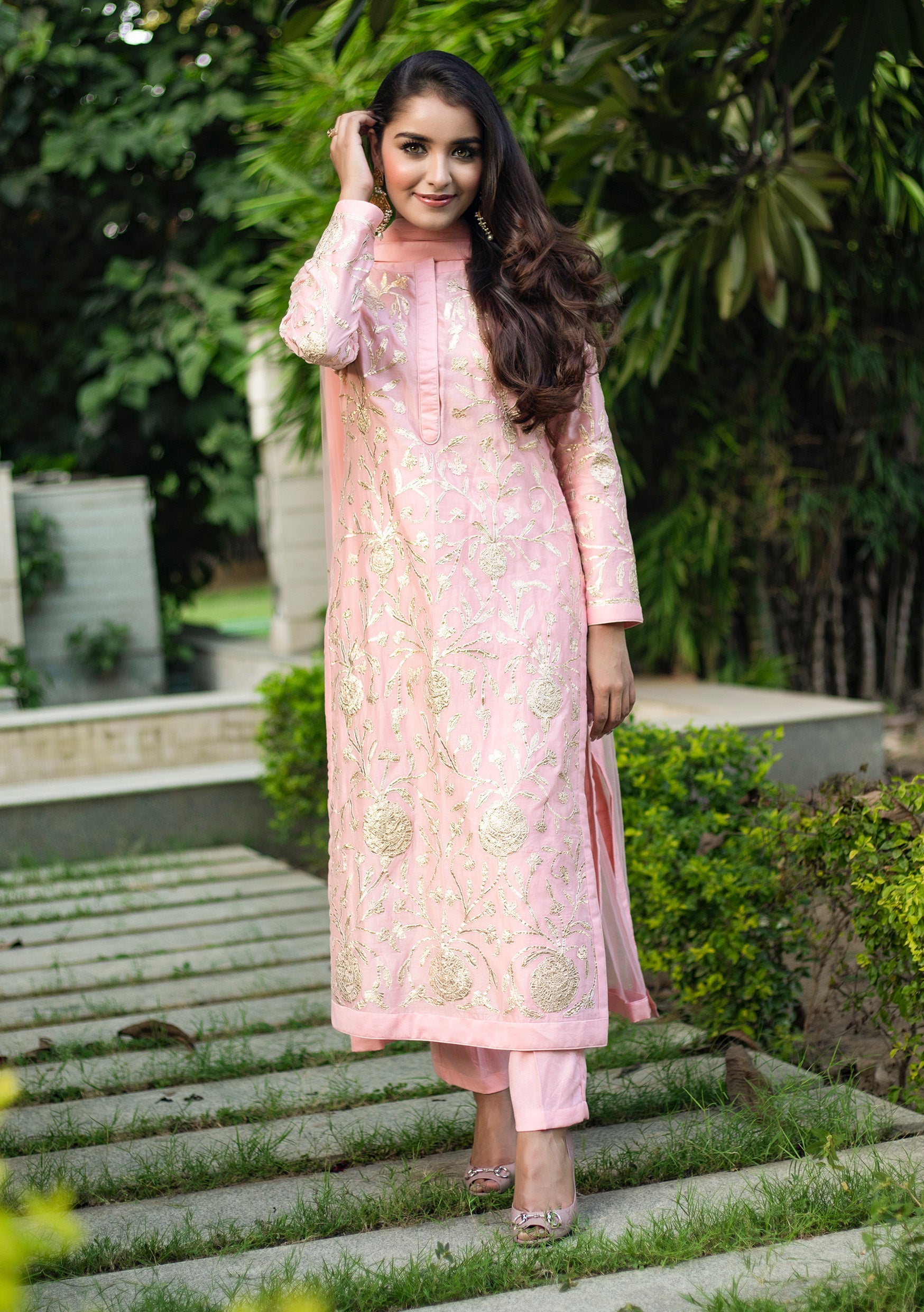 Light Pink Kurta Set
