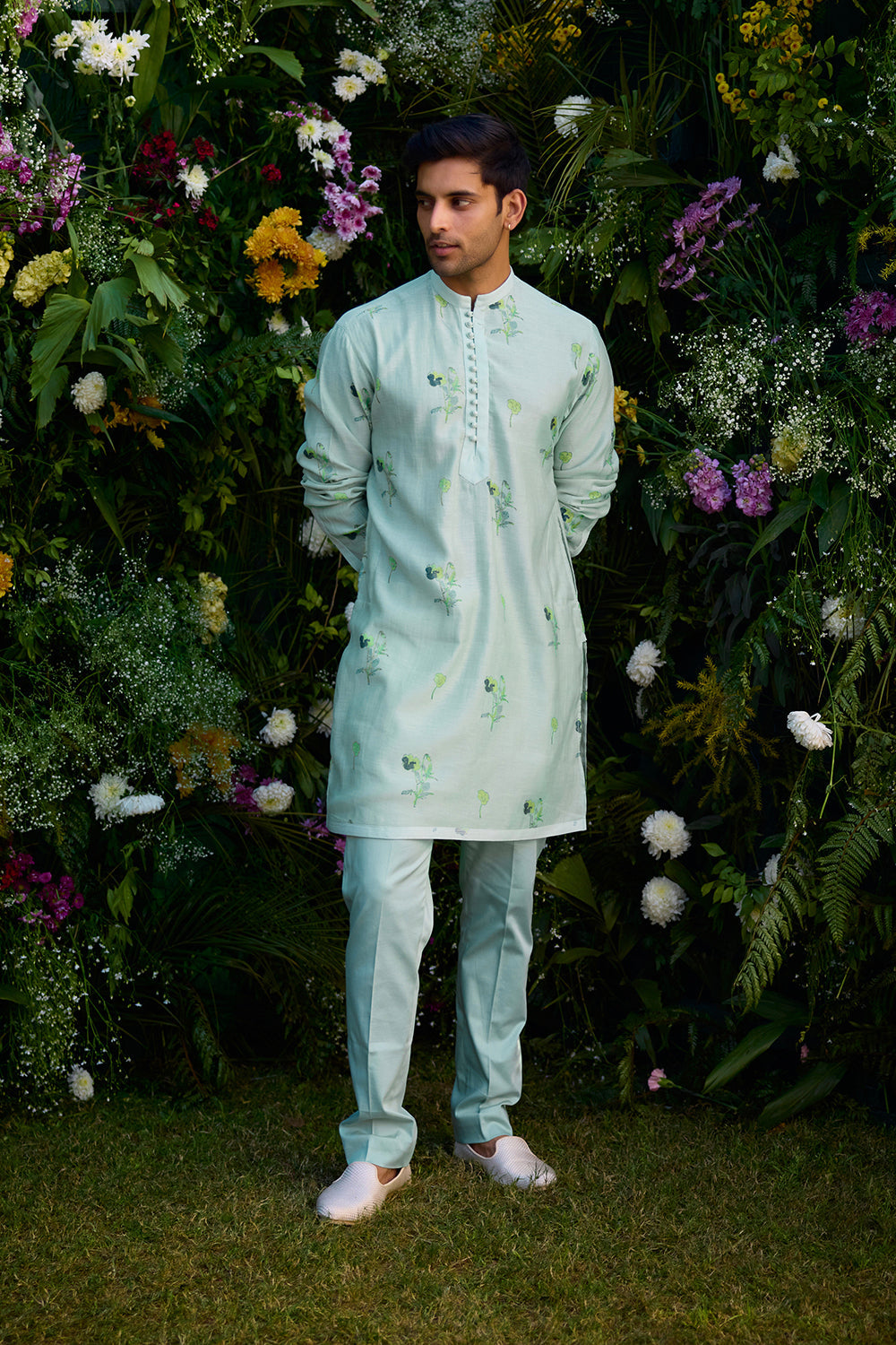 Aqua Blue Kurta Set